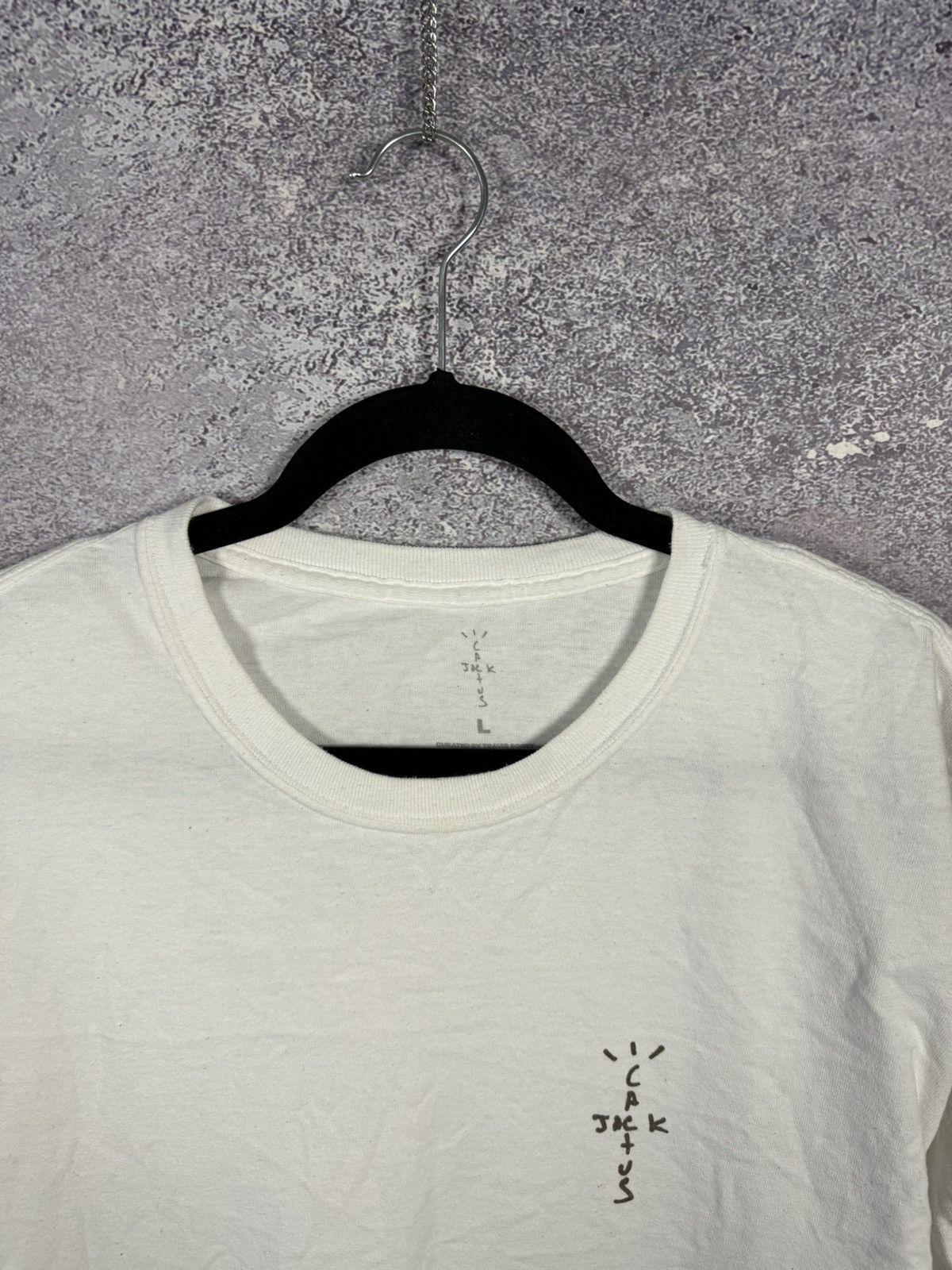 Travis Scott Travis Scott Cactus Jack Basic Logo White Tee Men’s Large Size US L / EU 52-54 / 3 - 4 Thumbnail