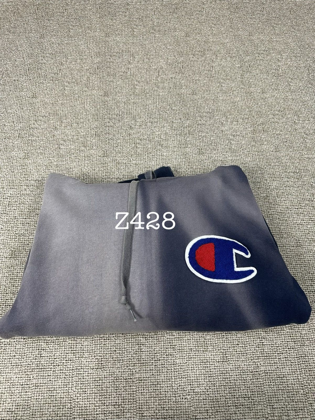 Champion Y2k Champion Crazy Sun Faded Carpet Logo Hoodie Z428 Size US L / EU 52-54 / 3 - 13 Thumbnail