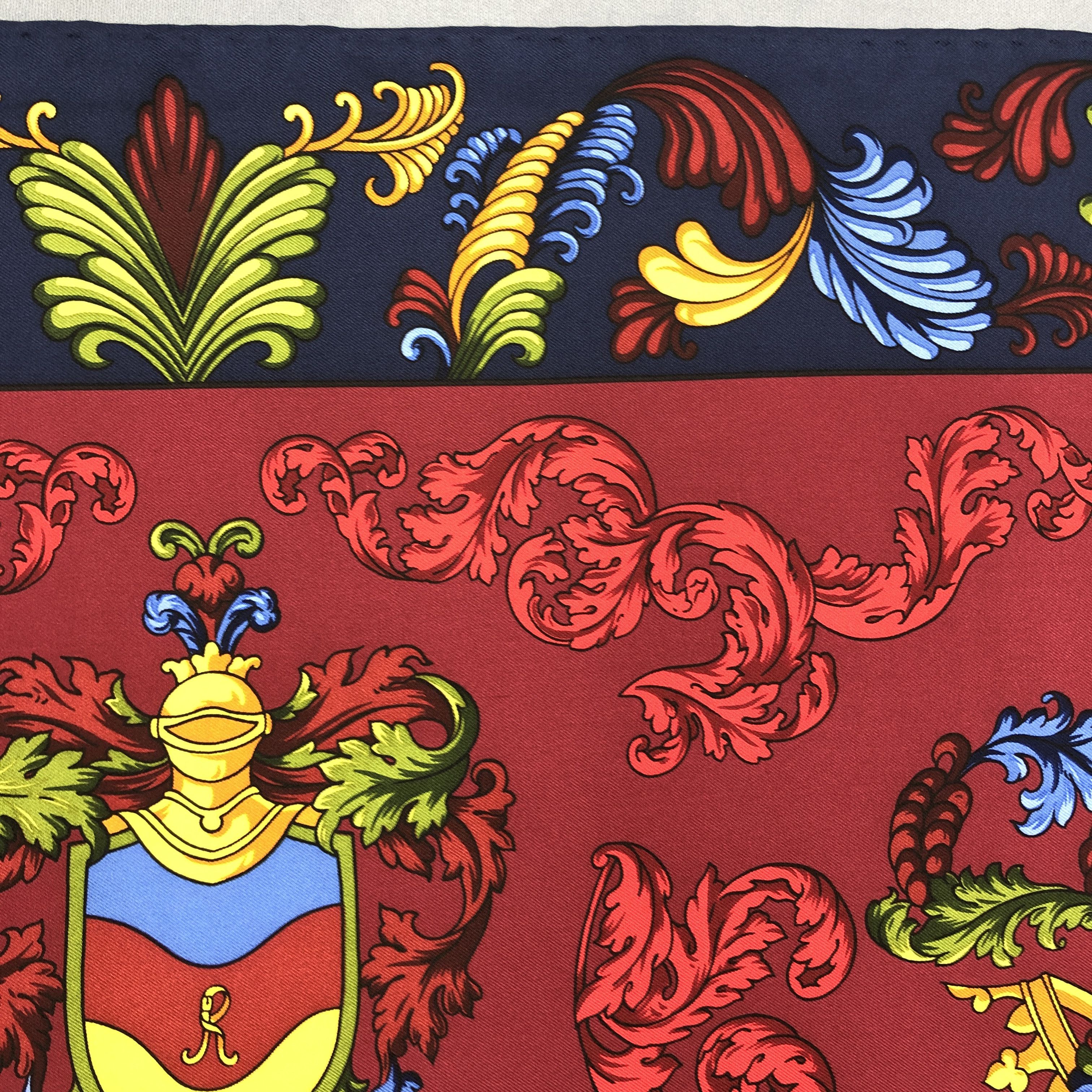 Roberta di Camerino × Vintage Vintage Roberta di Camerino SILK Scarf Twill Stole Wraps Size ONE SIZE - 7 Thumbnail