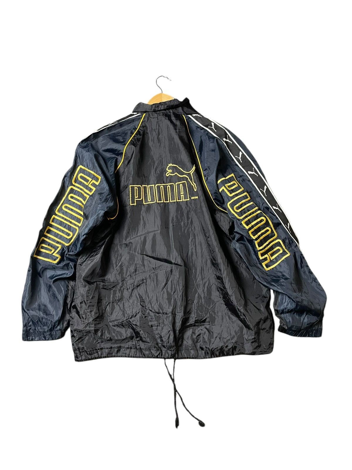 Japanese Brand × Puma × Vintage Vintage PUMA Side Logo Nylon Windbreaker (98) Size US M / EU 48-50 / 2 - 6 Thumbnail