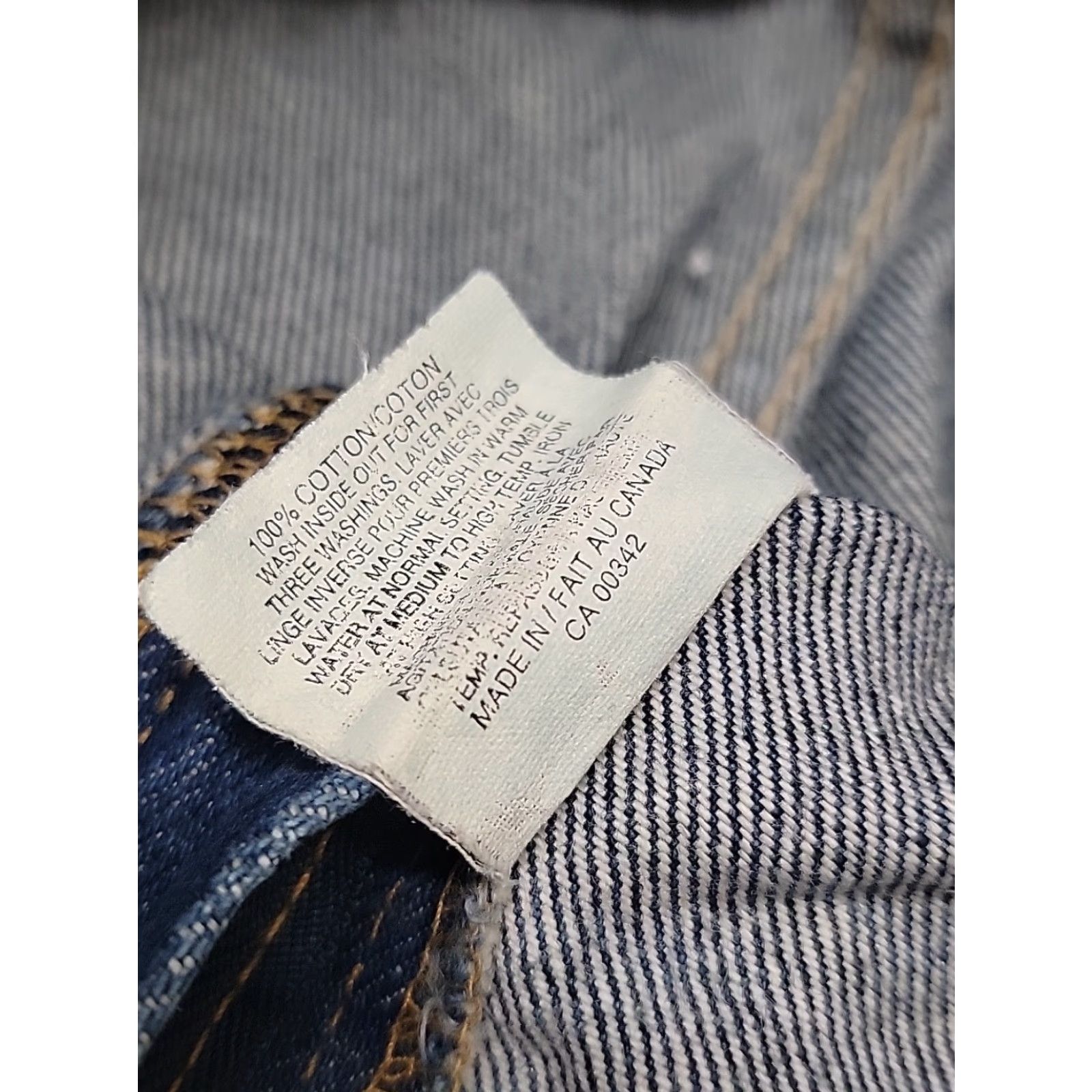 Levi's VINTAGE Levi Strauss ORANGE TAB 619 Jeans Mens 42x34 Denim Blue Regular Straight 90s USA Logo Size US 42 / EU 58 - 7 Thumbnail
