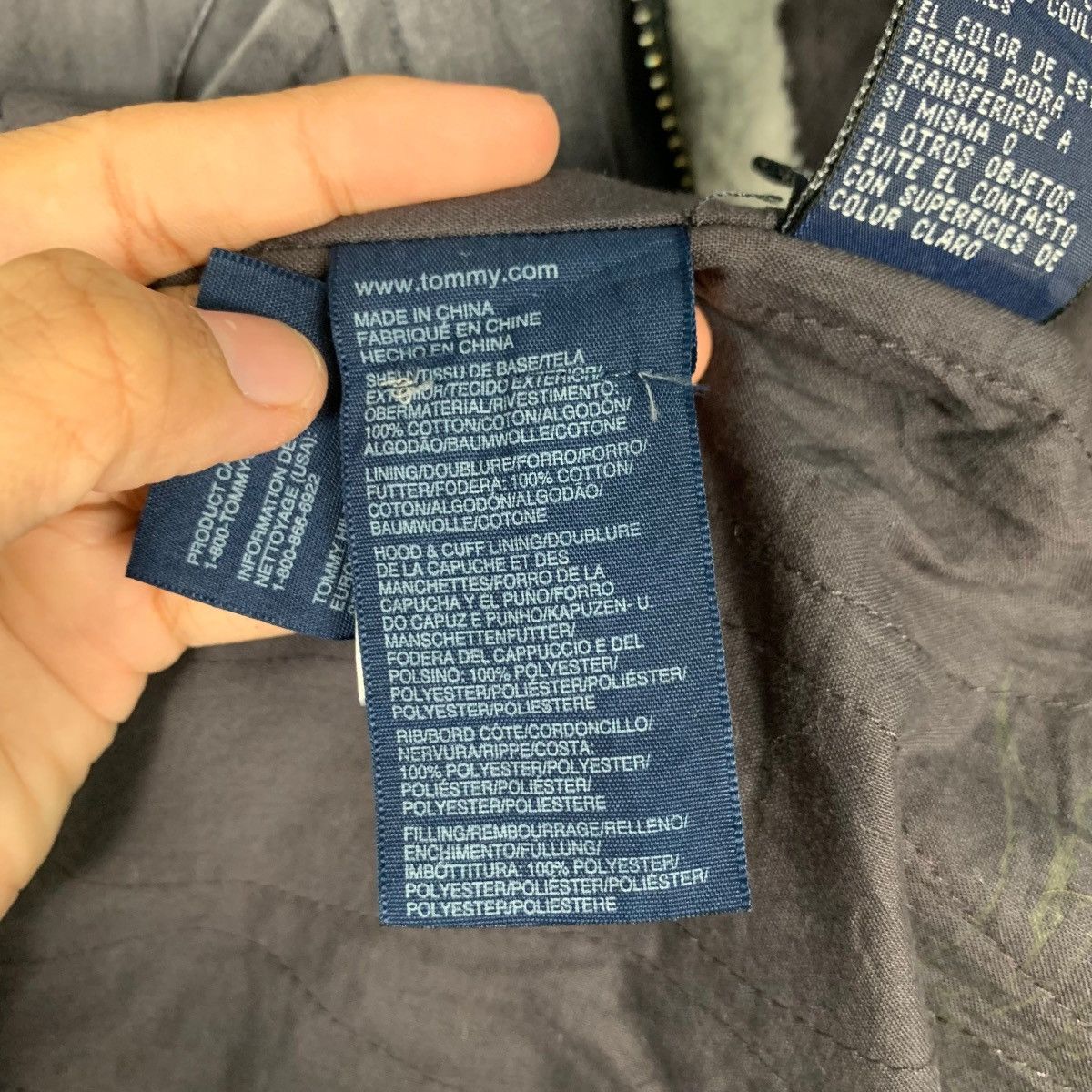 Tommy Hilfiger 90’s HILFIGER DENIM Hooded Long Coat Parka #2458-C110 Size US XS / EU 42 / 0 - 24 Thumbnail
