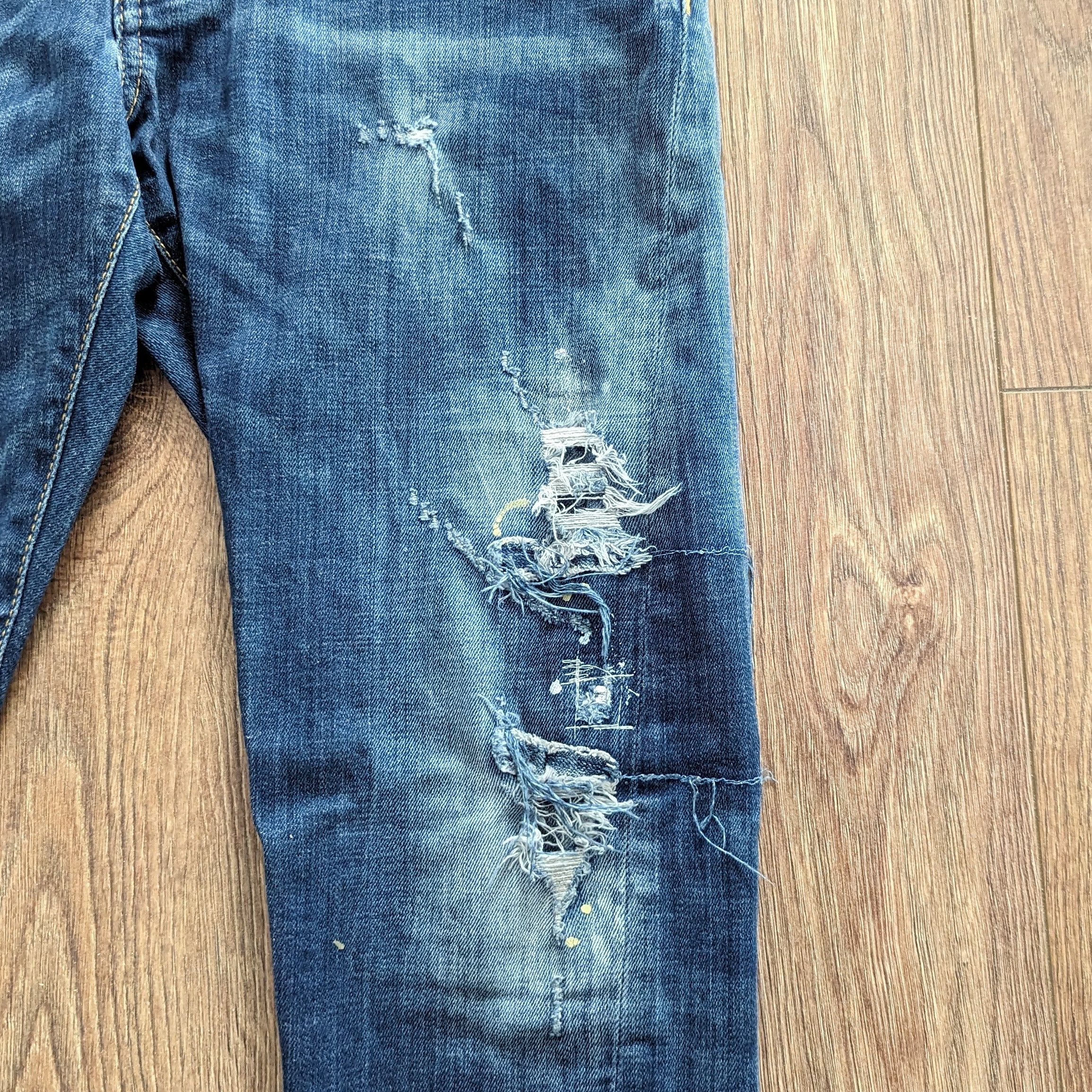 Dsquared2 Dsquared2 Sexy Twist Jeans Men's Blue Pants Made In Italy Size US 32 / EU 48 - 9 Thumbnail