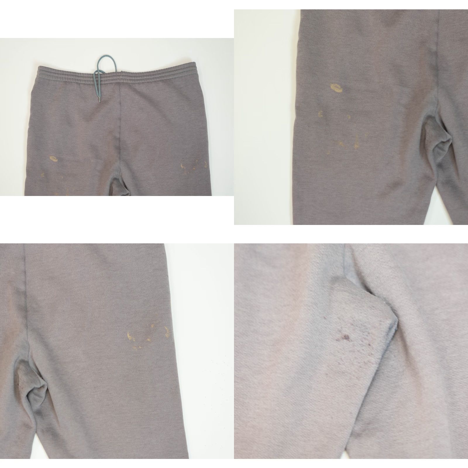 Nike VINTAGE Nike Sweatpants Gray Regular Men L Inseam 30 Sport Sportswear Swoosh Center Distressed 80s 70s 90s NCAA College University Athletic Pants Size US 33 - 11 Thumbnail