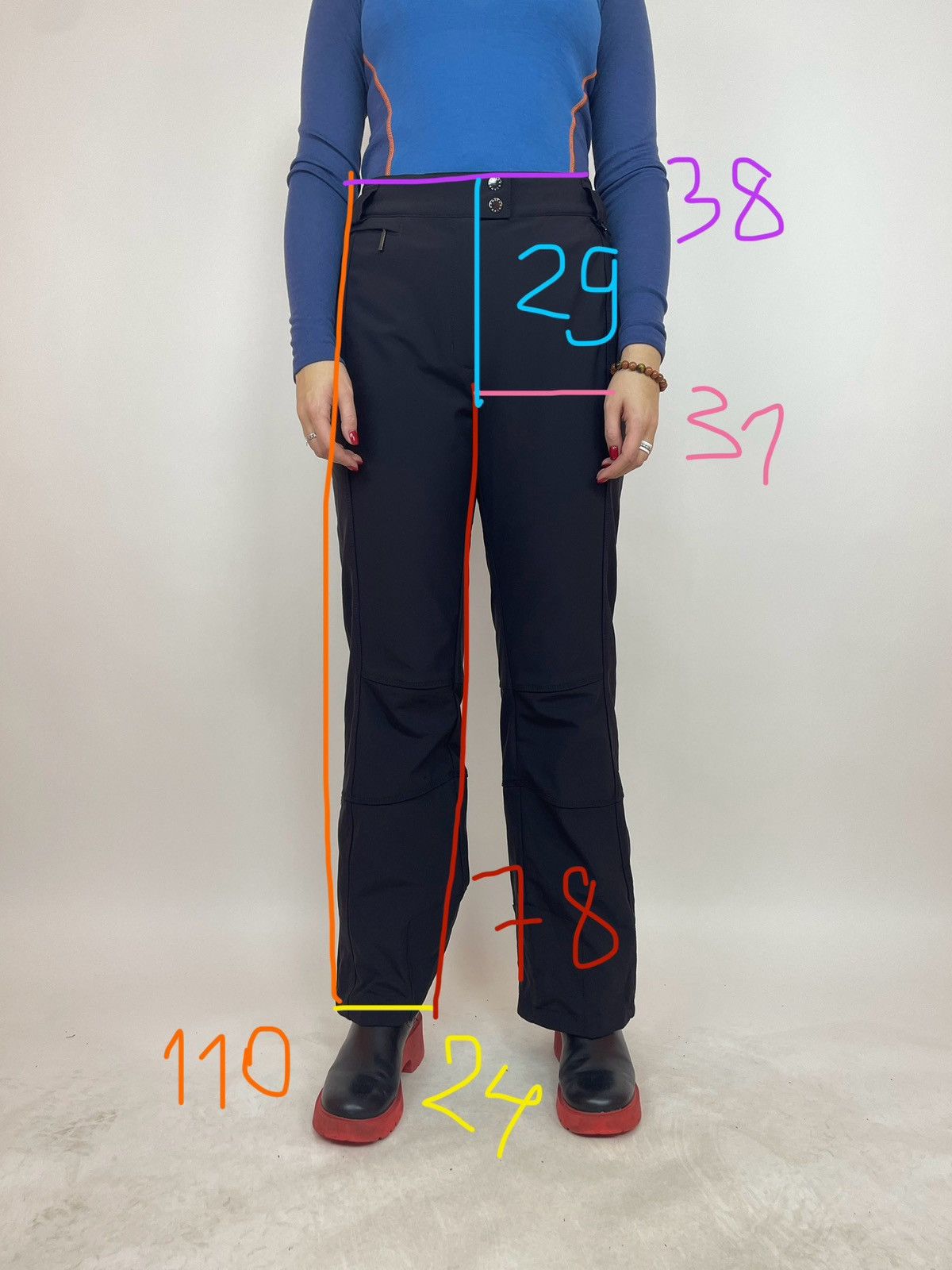 Vintage POIVRE BLANC SKI Jacket and snow pants Womens size M/2XL Size 26" / US 2 / IT 38 - 25 Thumbnail