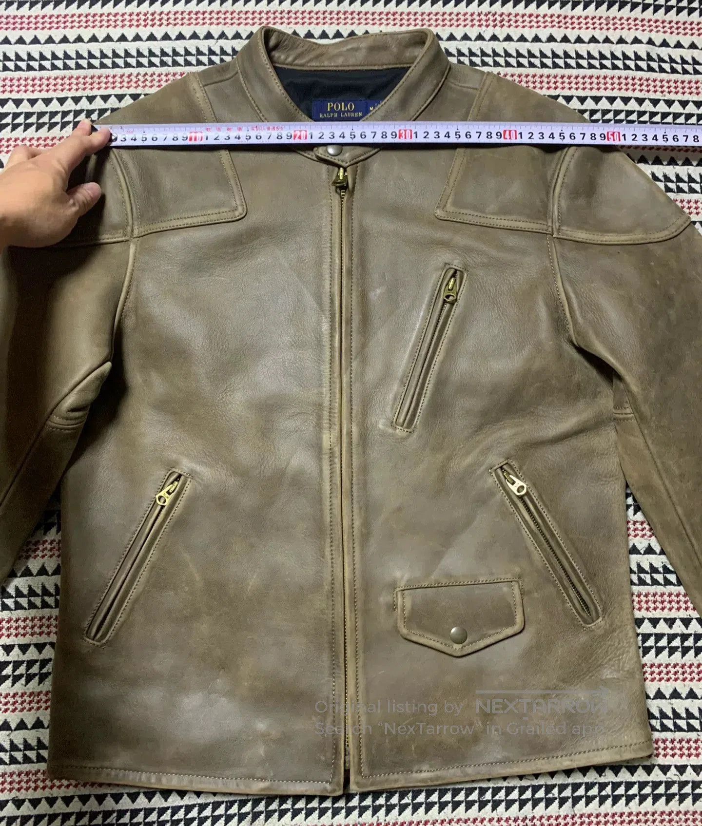Polo Ralph Lauren POLO Leather Jacket in Brown for Men. Size US M / EU 48-50 / 2 - 5 Thumbnail