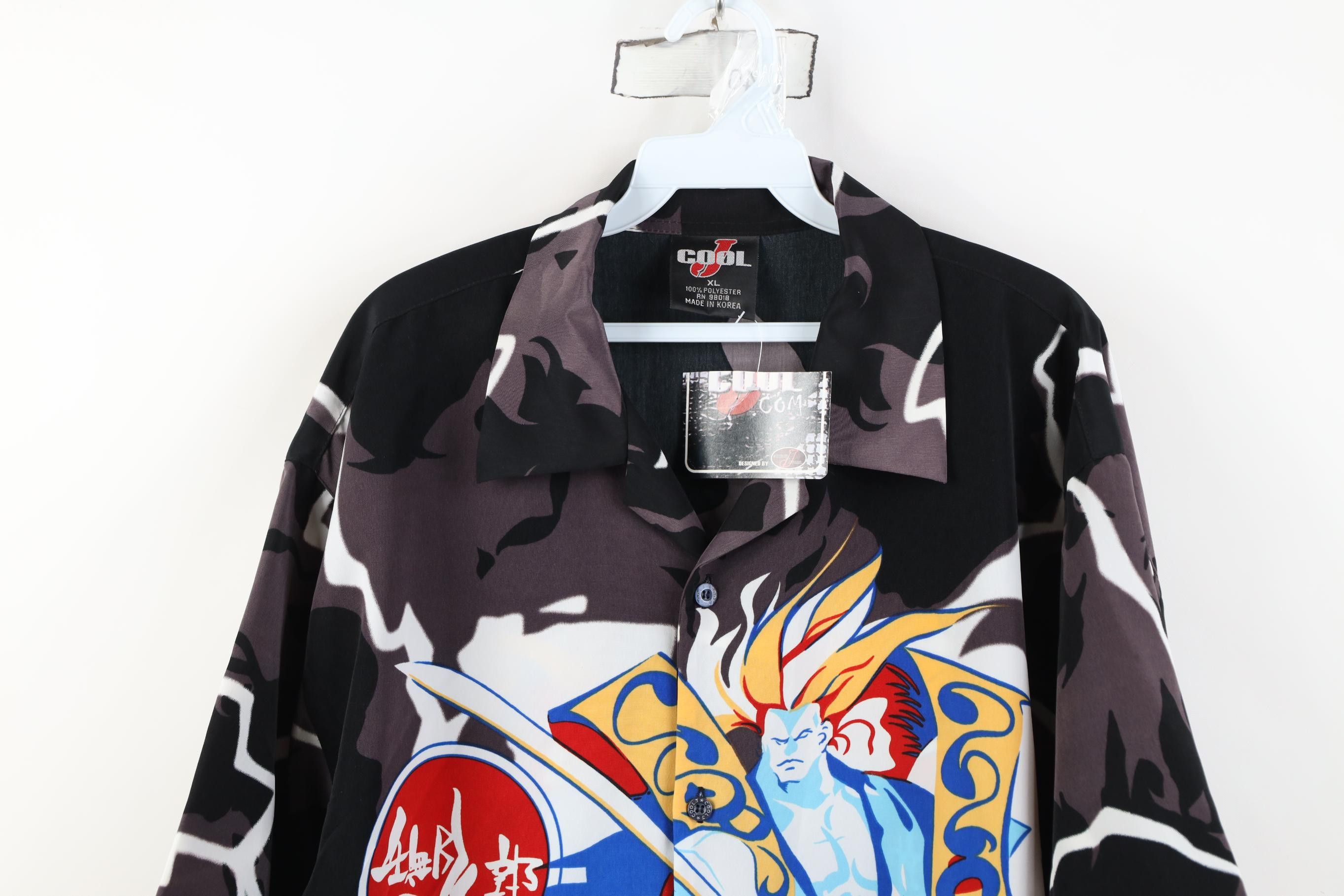 Vintage Deadstock Vintage 90s Y2K Streetwear Lightning Fighter Shirt Size US XL / EU 56 / 4 - 2 Thumbnail