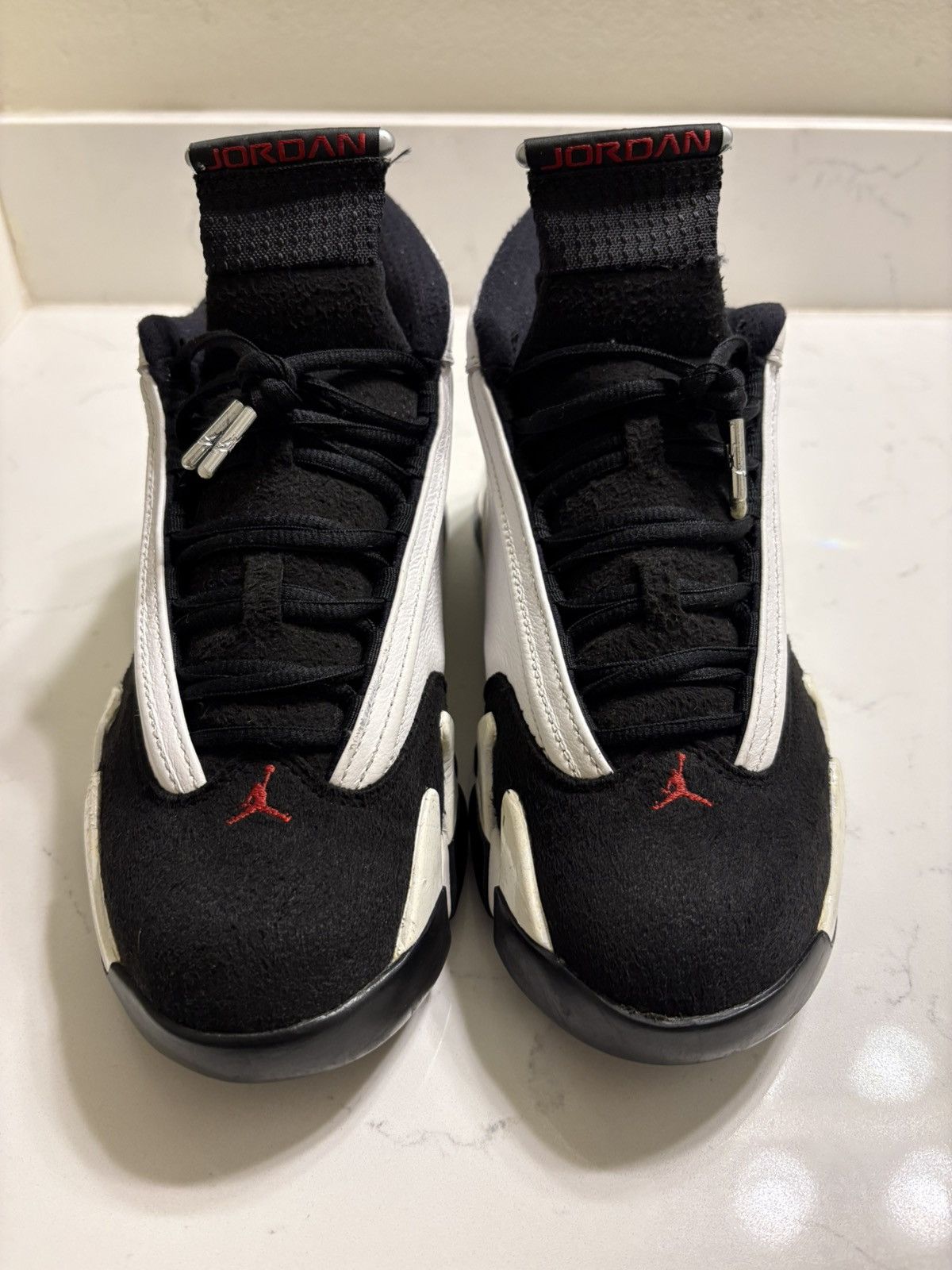 Jordan Brand Jordan 14 black toe size 9 Size US 9 / EU 42 - 3 Thumbnail