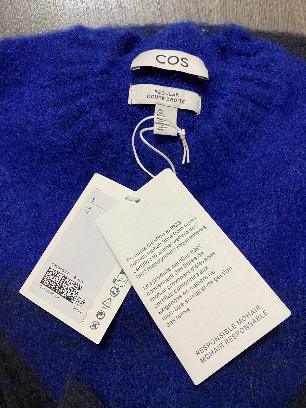 Cos COS Blue Ombre Mohair Sweater Size US S / EU 44-46 / 1 - 3 Thumbnail