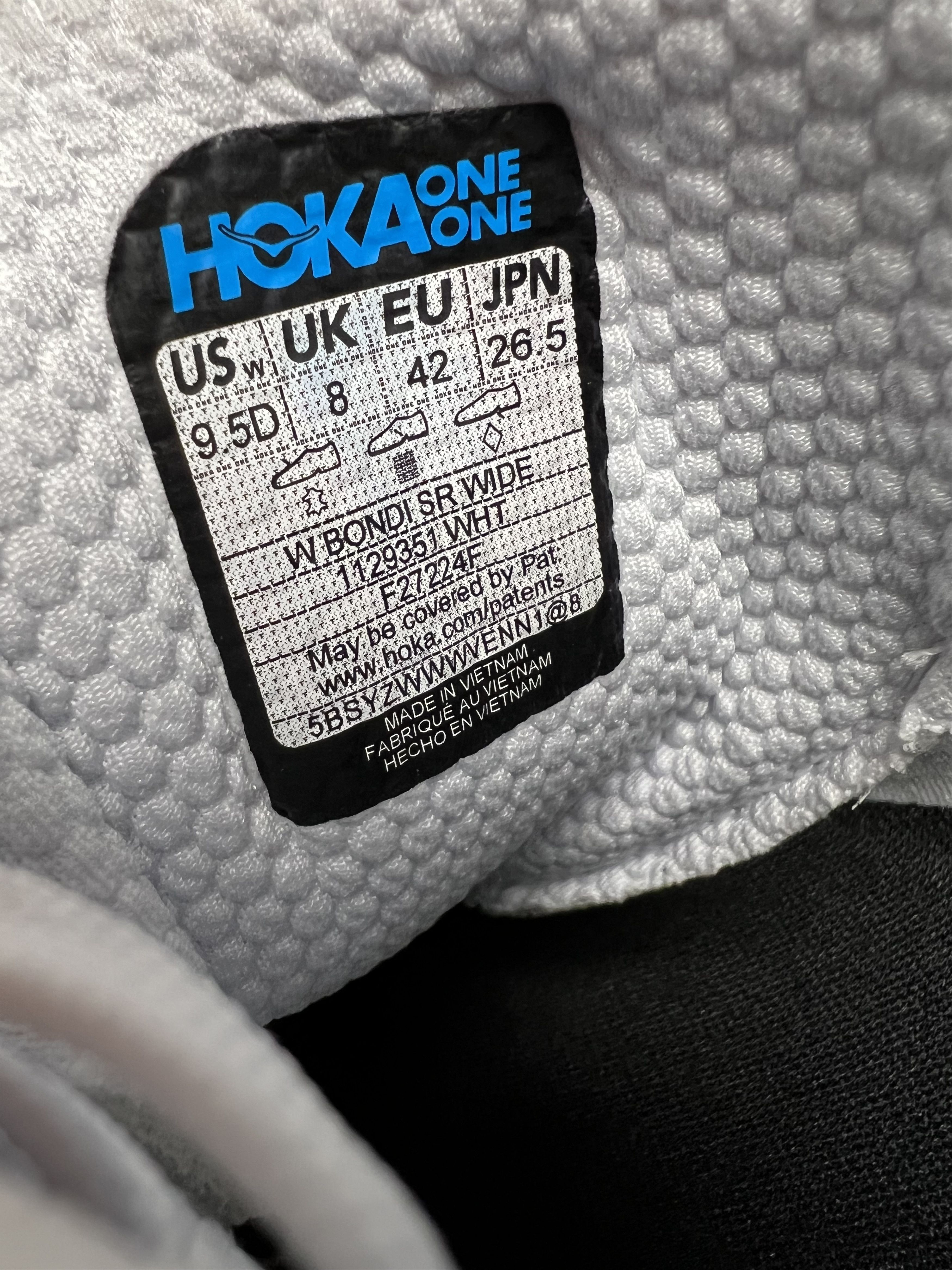 Hoka 9.5D Hoka Bondi SR Wide Running Shoes Walking Size US 9.5 / IT 39.5 - 17 Thumbnail