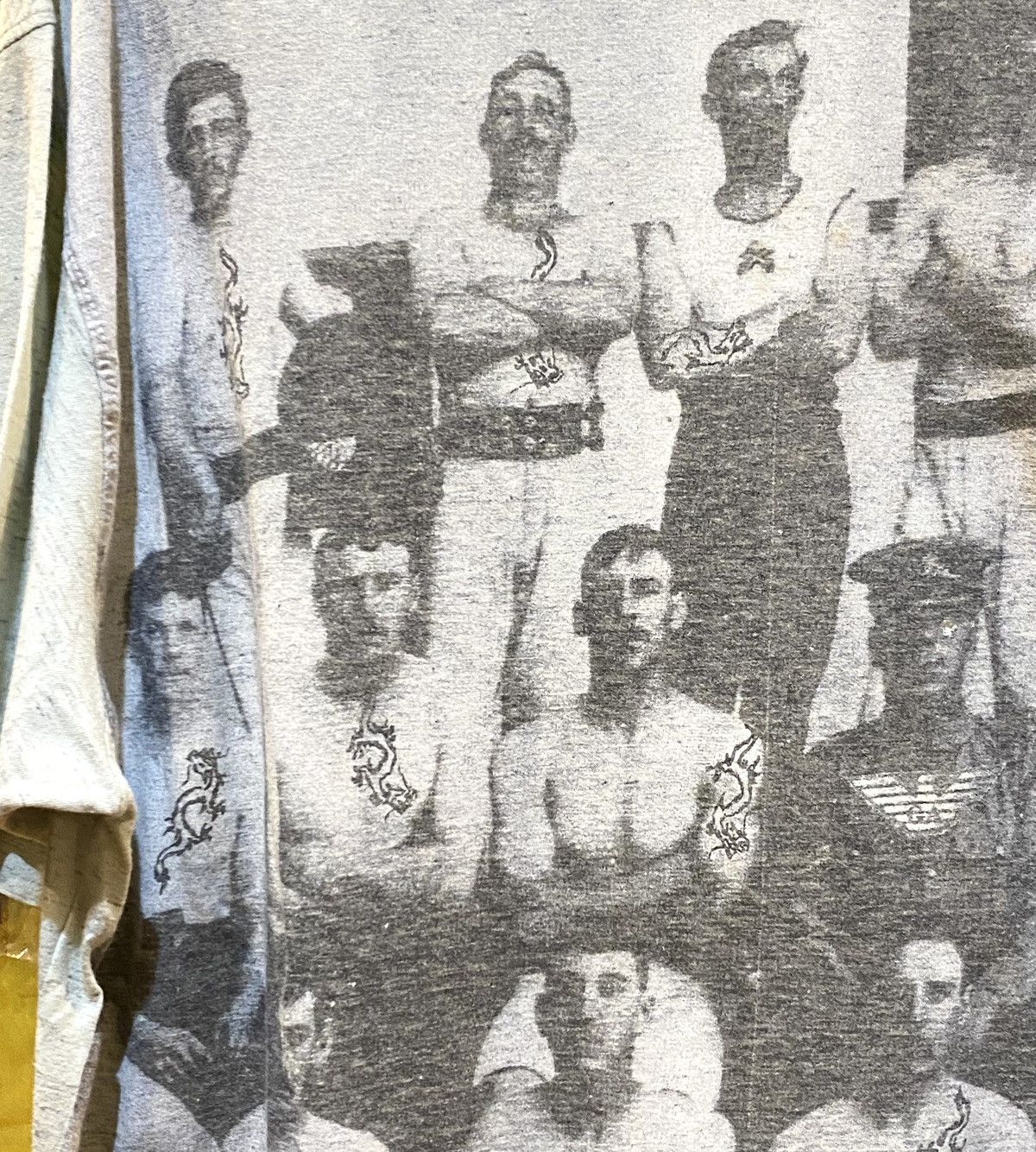 Emporio Armani × Vintage Vintage tee Emporio Armani 1980s Group Muscle Men made Italy Size US L / EU 52-54 / 3 - 4 Thumbnail