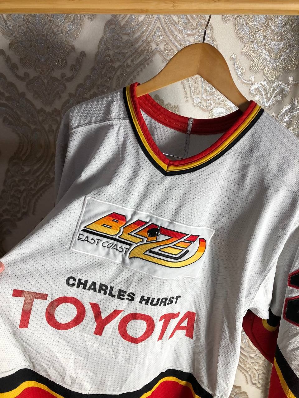 Ccm Vintage East Coast Blaze Hockey Retro Jersey CCM Y2K 90s Size US L / EU 52-54 / 3 - 2 Thumbnail