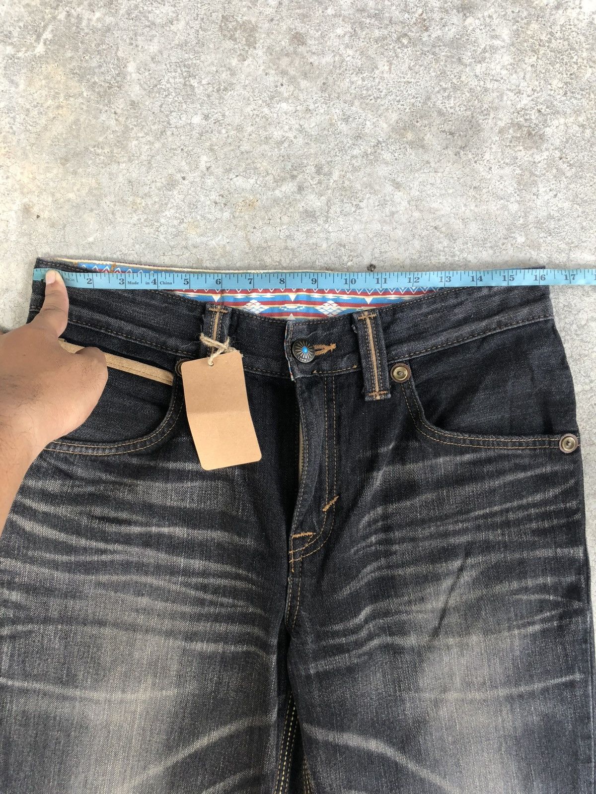 If Six Was Nine Japanese Edwin Flared Jeans Distressed Jeans Size US 32 / EU 48 - 21 Thumbnail