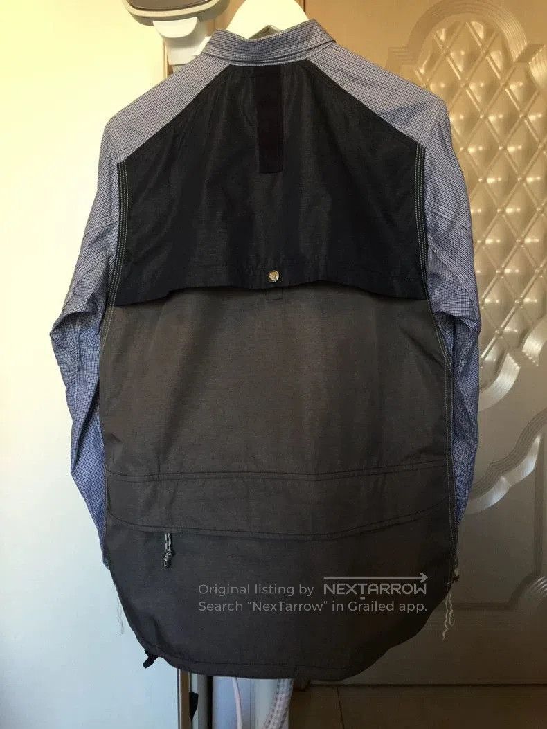 Junya Watanabe Junya Watanabe Man Tech Spliced Shirt. Size US S / EU 44-46 / 1 - 2 Thumbnail