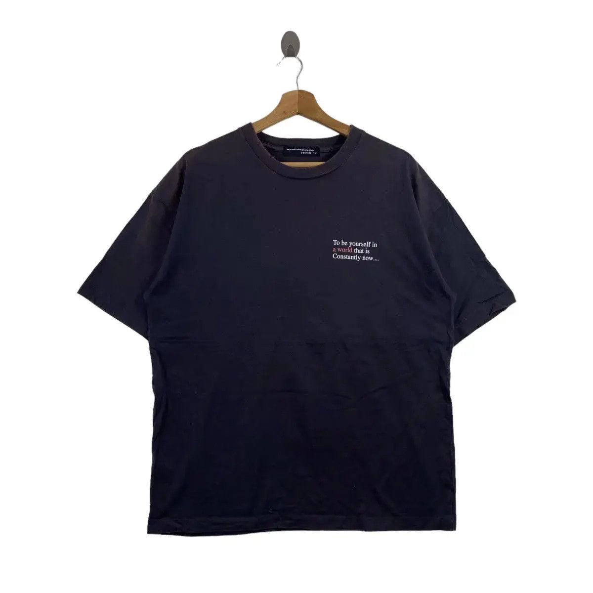 Vintage CONFIRM ORIGINAL DESIGN Be Yourself Tee Shirt Top Greatest Size M / US 6-8 / IT 42-44 - 3 Thumbnail