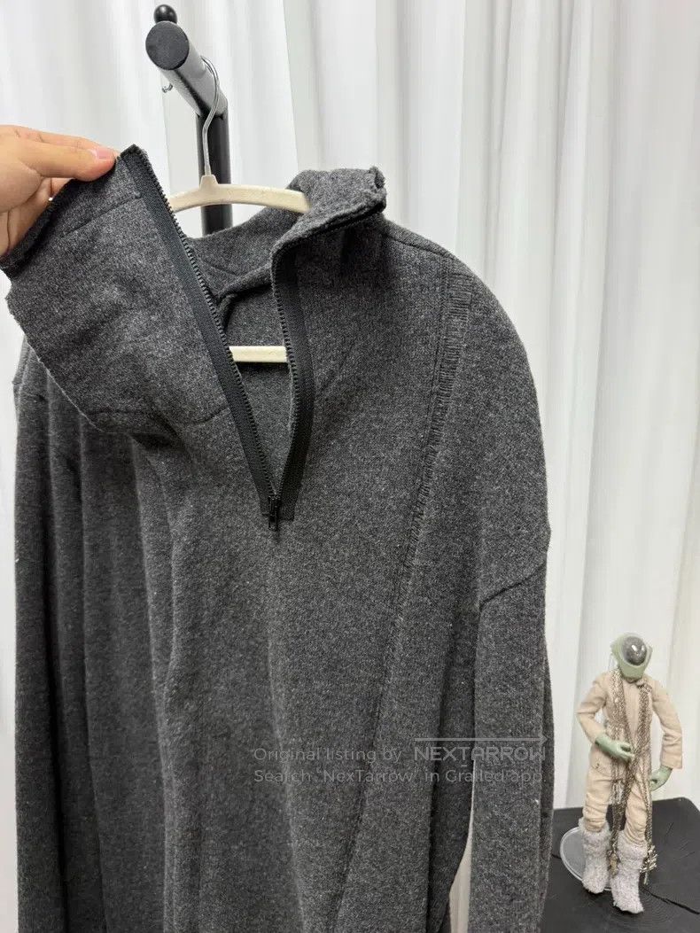 Yohji Yamamoto YOHJI YAMAMOTO Deconstructed Zip-Up Knit Jacket Size US M / EU 48-50 / 2 - 5 Thumbnail
