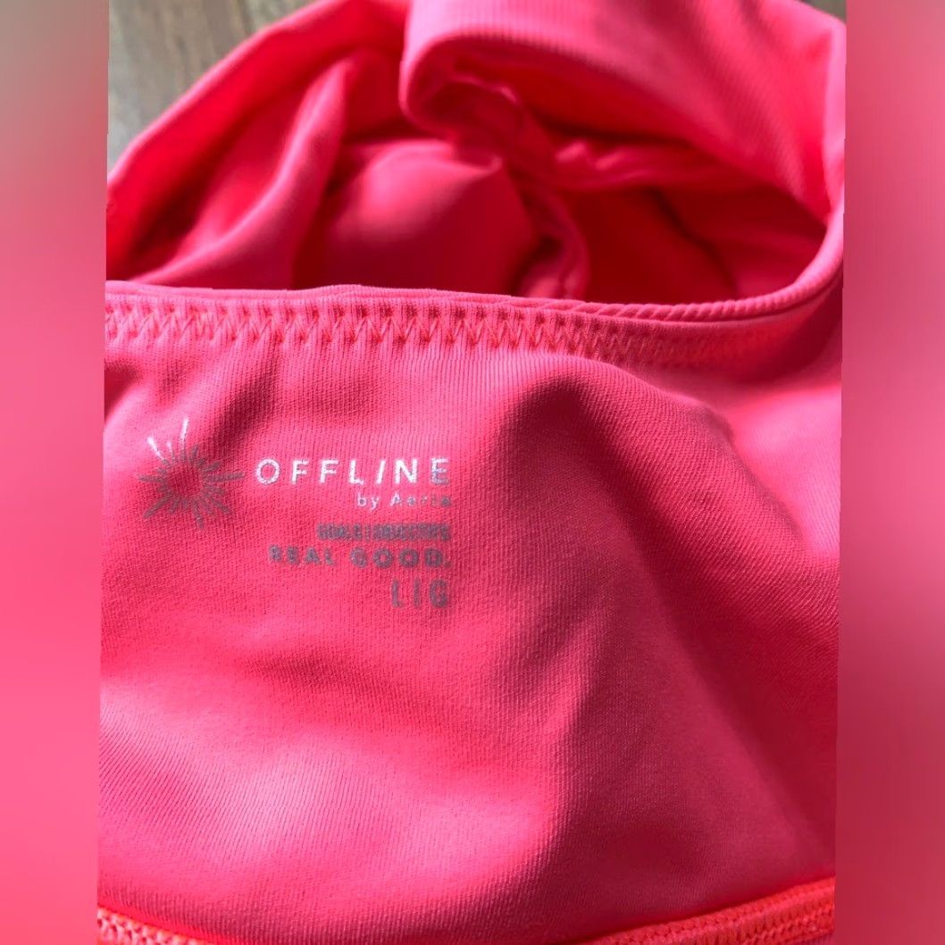 Vintage Aerie Swim Top Scoop Large Cover Up Pink L Women Regular Size L / US 10 / IT 46 - 4 Thumbnail