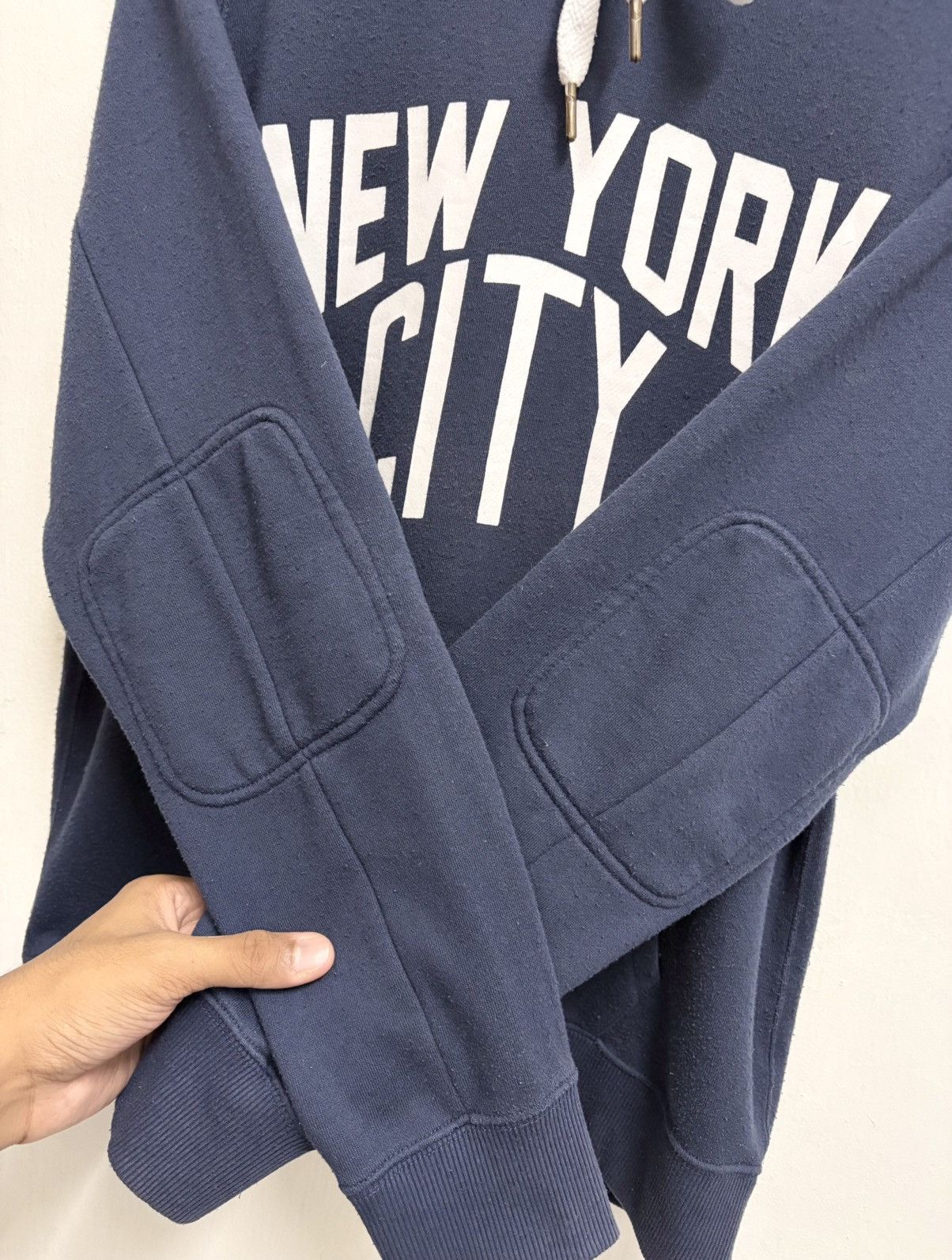 Number (N)ine 2000's Number (N)ine - New York City Navy Hoodie Size US M / EU 48-50 / 2 - 7 Thumbnail