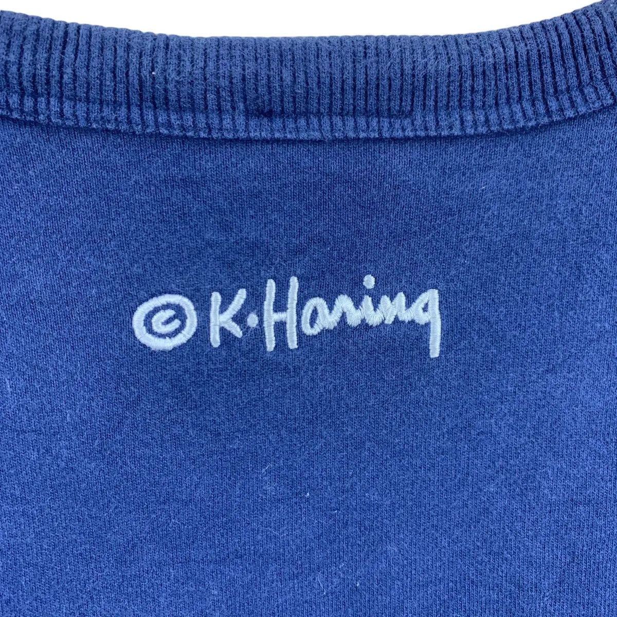 Keith Haring × Uniqlo Vtg KEITH HARING x UNIQLO Best Buddies USA Flag Sweatshirt Size M / US 6-8 / IT 42-44 - 9 Thumbnail
