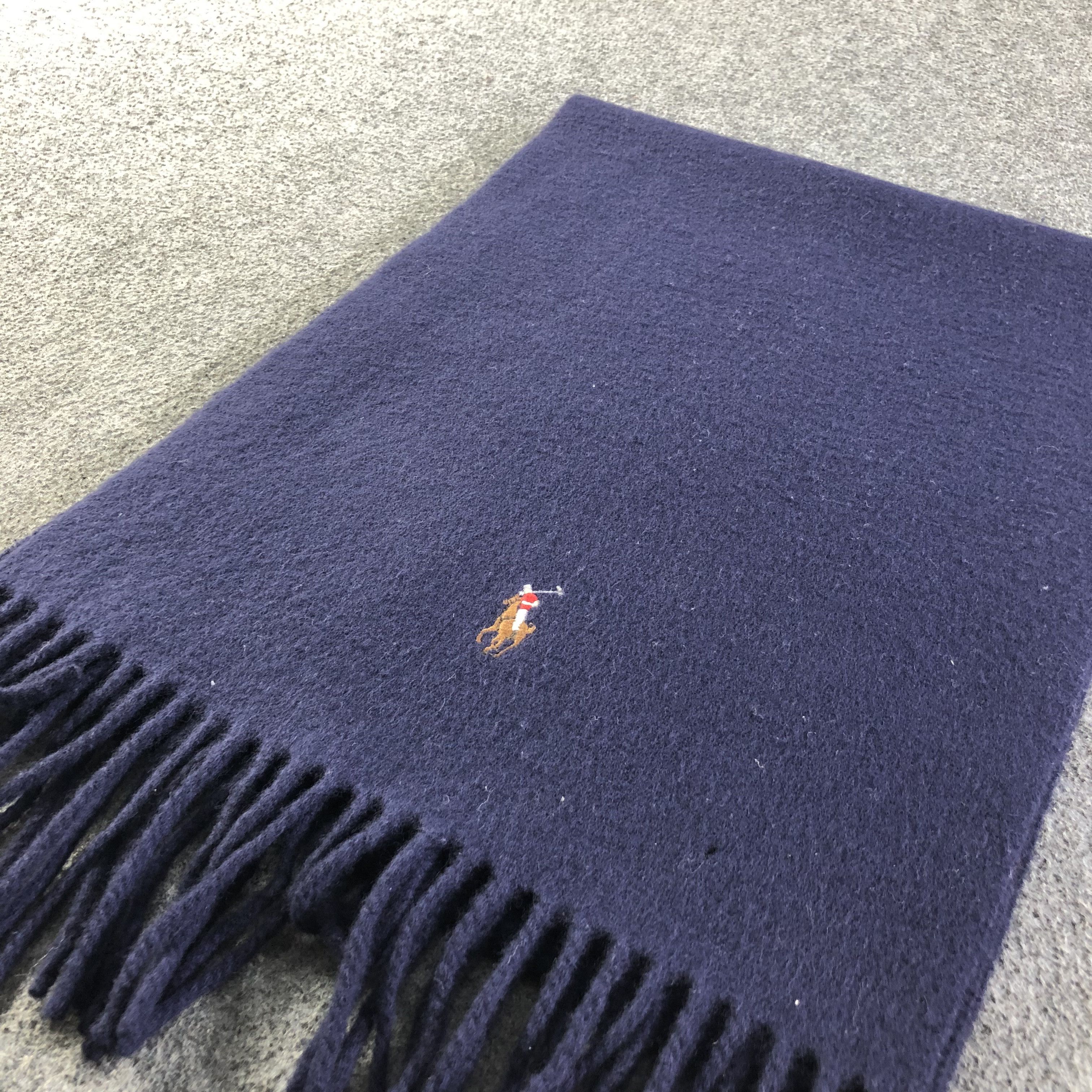Polo Ralph Lauren Polo Ralph Lauren Wool Scarf Muffler V1853 Size ONE SIZE - 3 Thumbnail