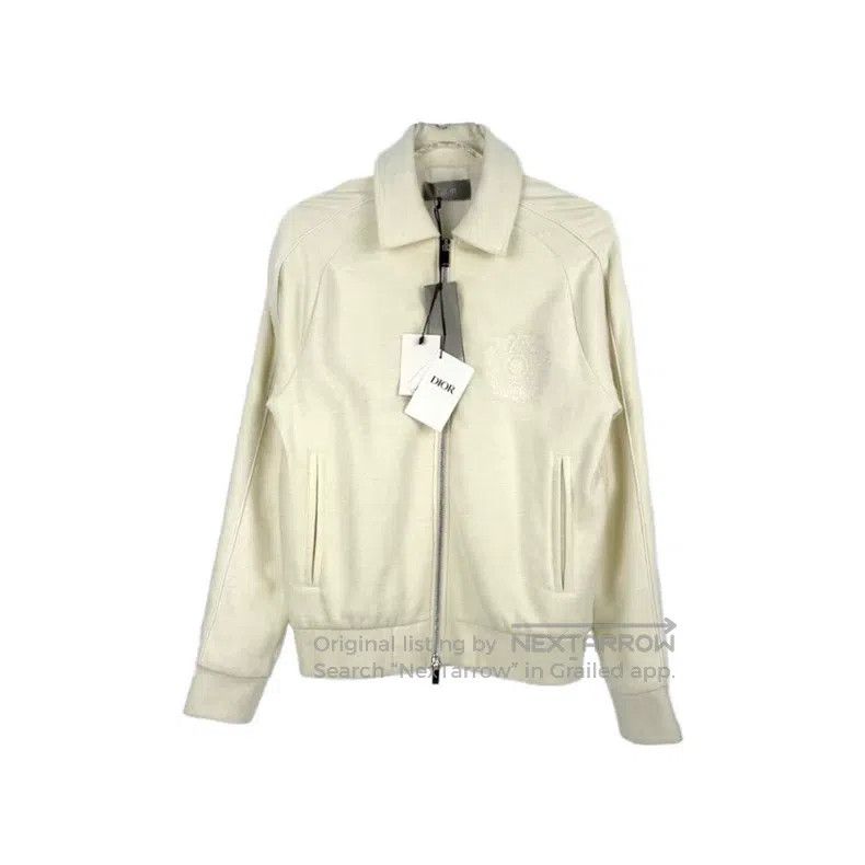 Dior Beige embroidered five-pointed star cotton camel flee