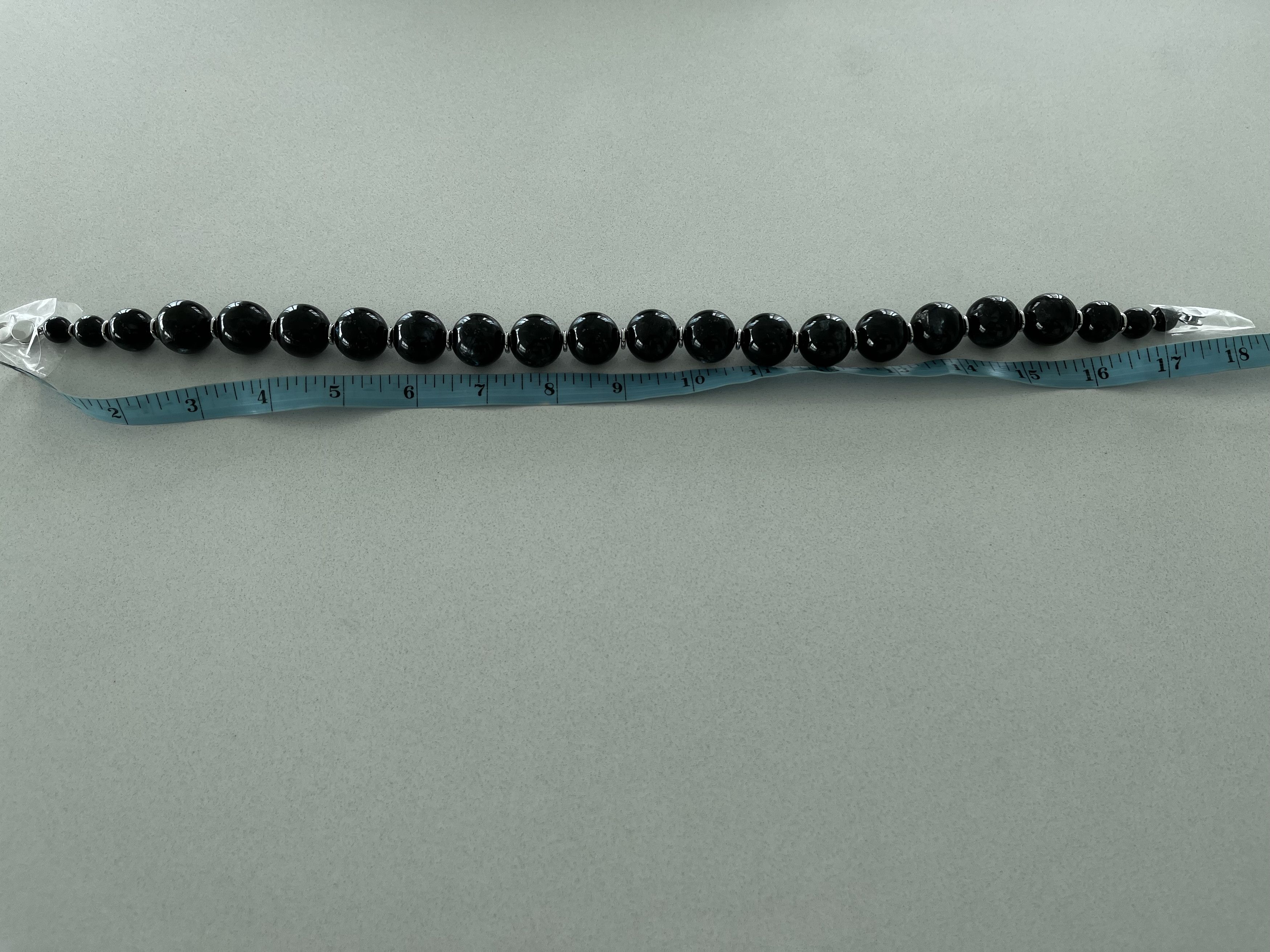 Tom Wood Cove Collection Collar/Necklace Norway Black Larvikite Stone Size ONE SIZE - 9 Thumbnail