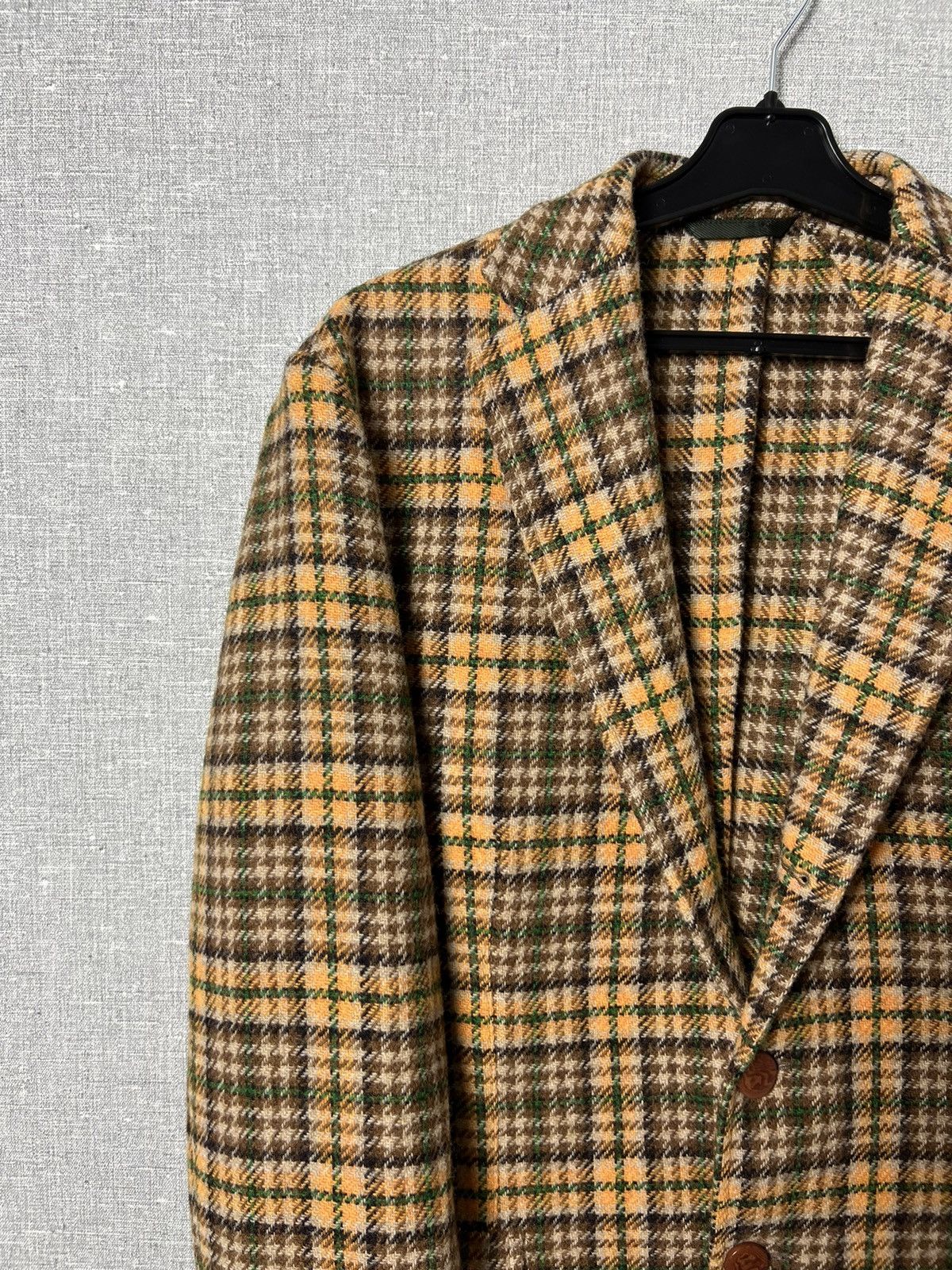 Doppiaa Rare Doppiiaa Aabenzio Tweed Checkered Blazer Jacket Size US M / EU 48-50 / 2 - 5 Thumbnail
