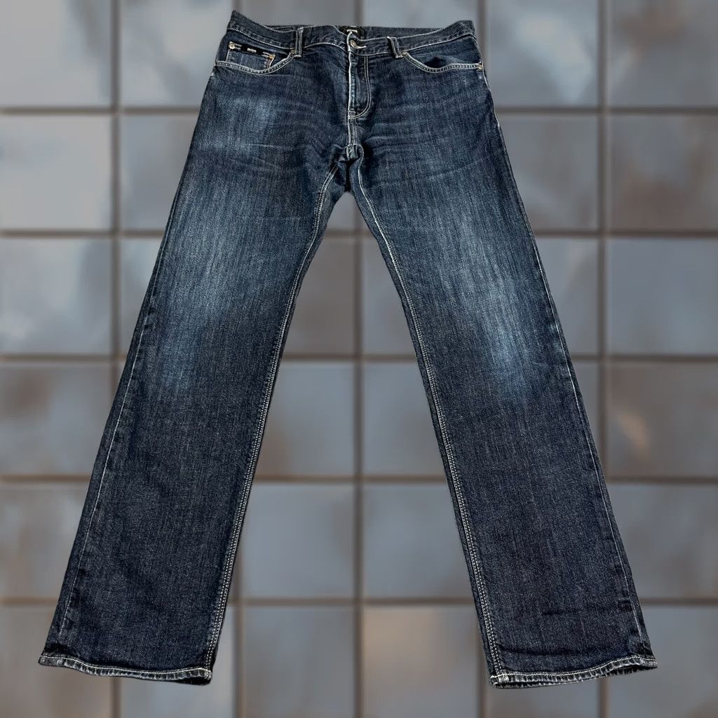 Hugo Boss HUGO BOSS Jeans Maine 1 Regular 34 34 Dark Wash Blue Denim 5-Pocket Stretch Mens Size US 34 / EU 50 - 1 Thumbnail