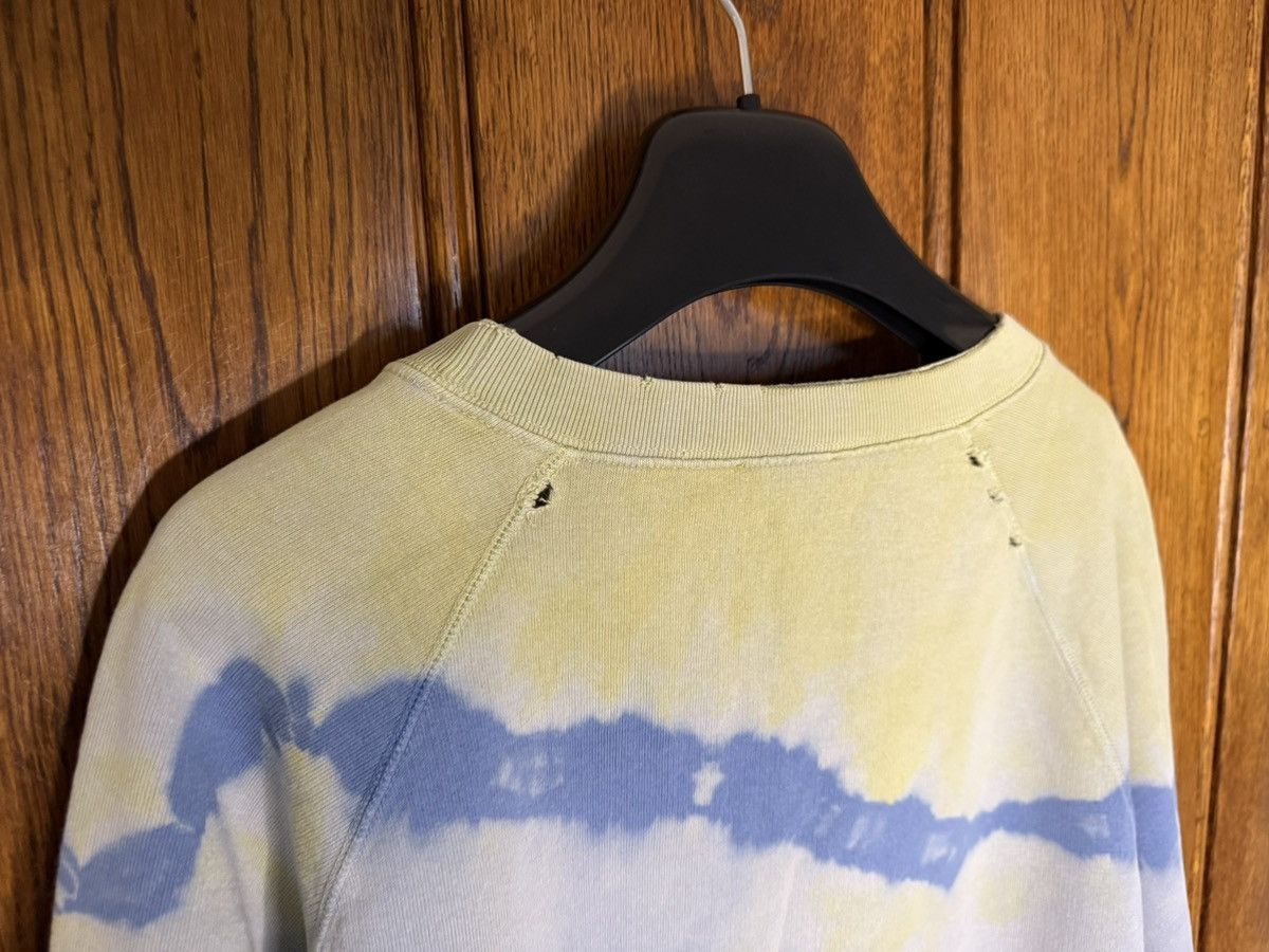 Saint Laurent Paris SS16 Saint Laurent tie dye thrashed sweater crew Hedi grail Size US L / EU 52-54 / 3 - 22 Thumbnail