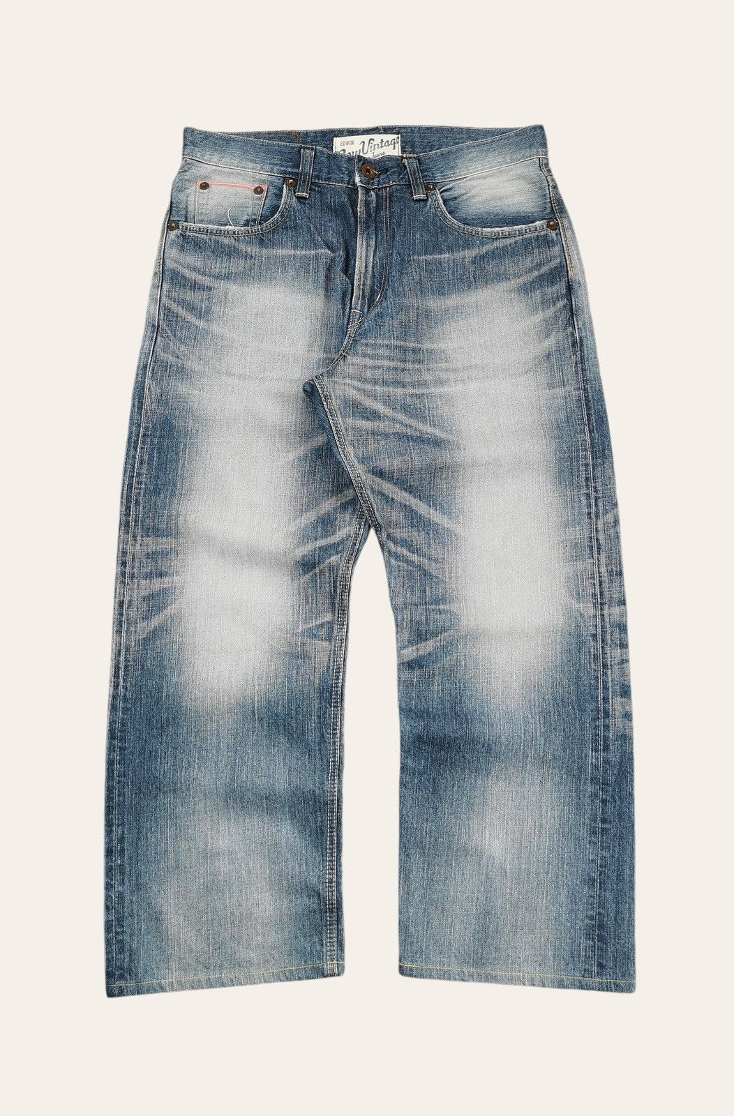 Edwin Vintage New Edwin 505v Selvedge Baggy Jeans Size US 35 - 3 Thumbnail
