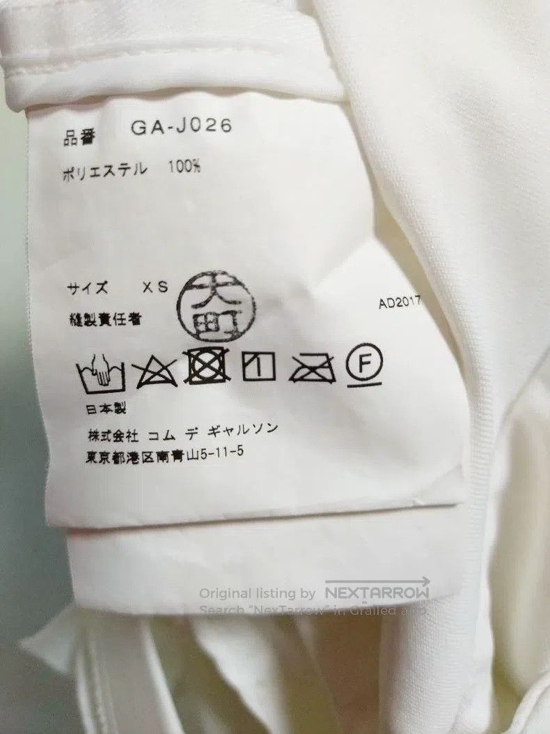 Comme des Garcons Comme Des Garcons White vintage lace design sense top Size XS / US 0-2 / IT 36-38 - 6 Thumbnail