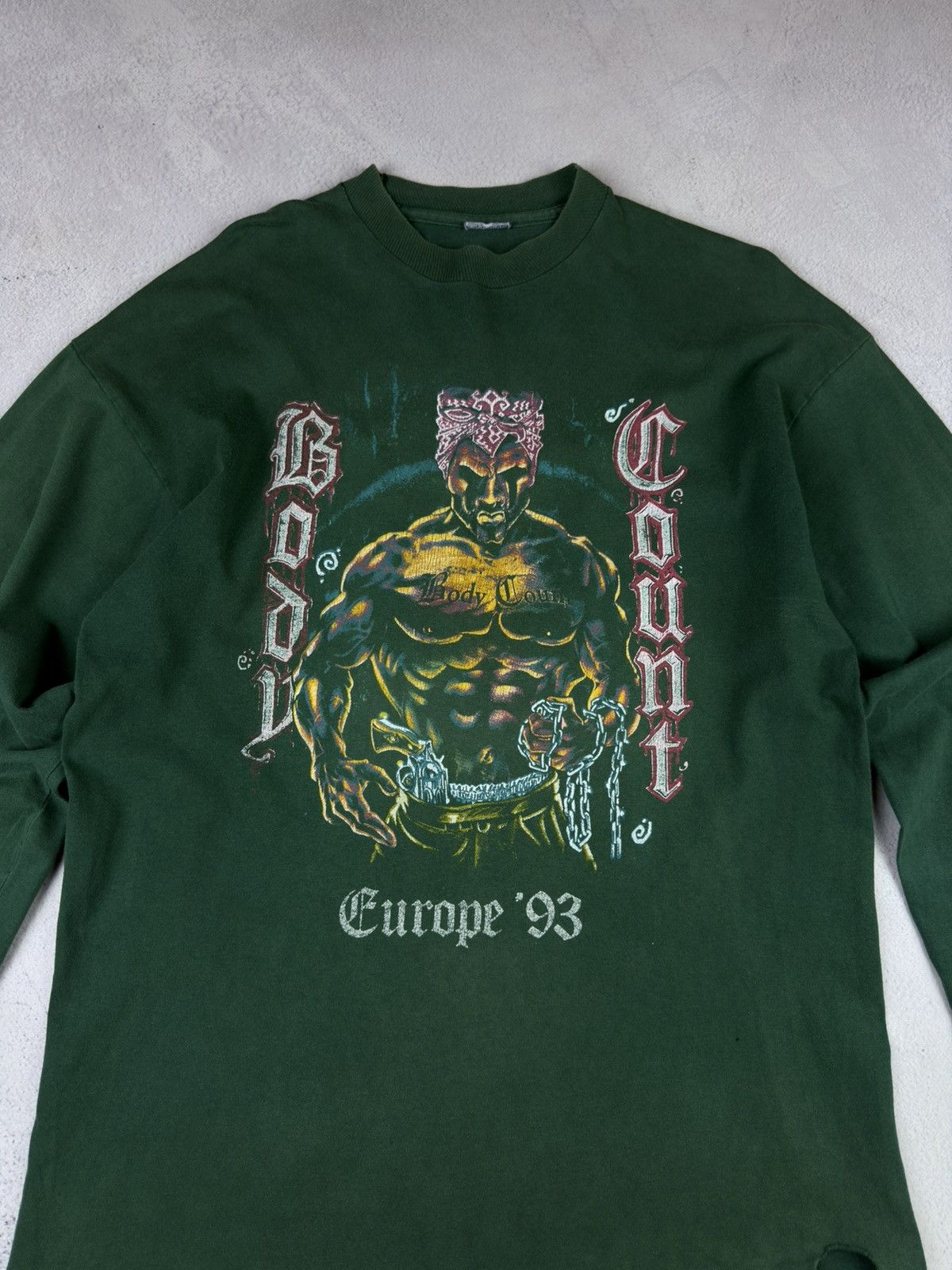 Vintage Vintage 1993 Body Count Cop Killer Tour Long Sleeve t-shirt Size US XL / EU 56 / 4 - 4 Thumbnail