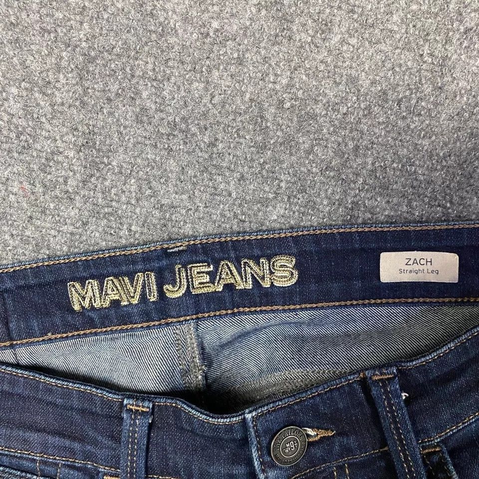Other Mavi Jeans Men's 31x32 Denim Zach Straight Leg Stretch Size US 31 - 8 Thumbnail