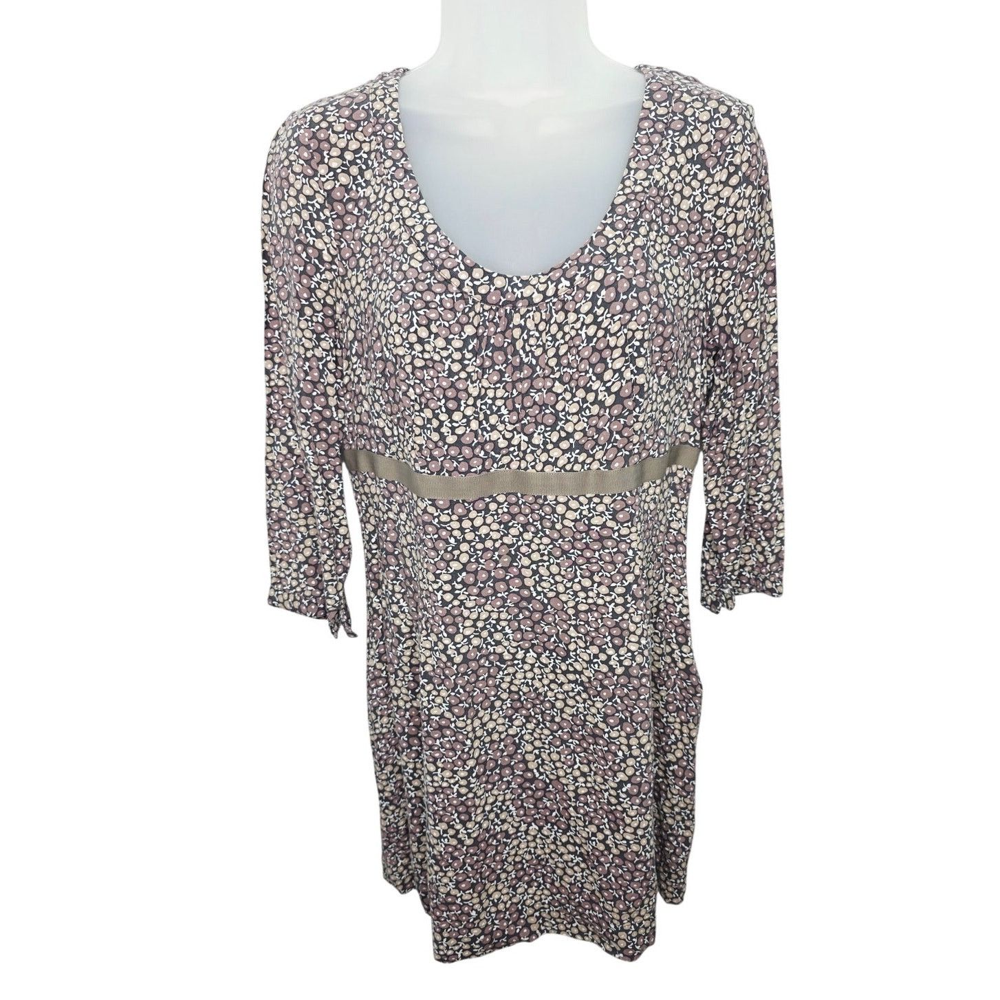 Boden Boden Ditsy Floral Empire Waist Dress 3/4 Sleeve Size L / US 10 / IT 46 - 1 Thumbnail