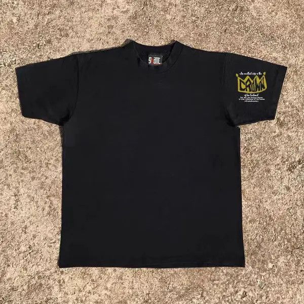 Japanese Brand Airi Street washed vintage crown print cotton t-shirt Size US M / EU 48-50 / 2 - 4 Thumbnail