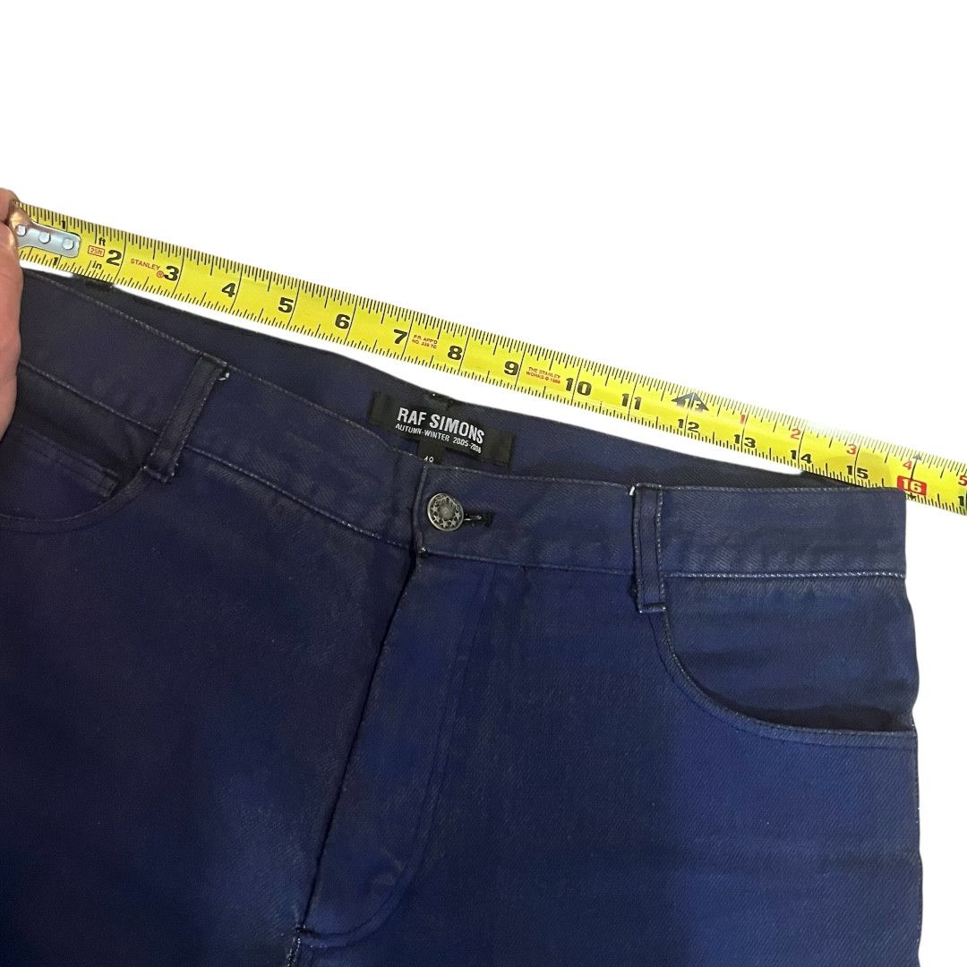 Designer × Raf Simons Raf Simons AW05 History of my World Indigo Denim Size US 32 / EU 48 - 7 Thumbnail