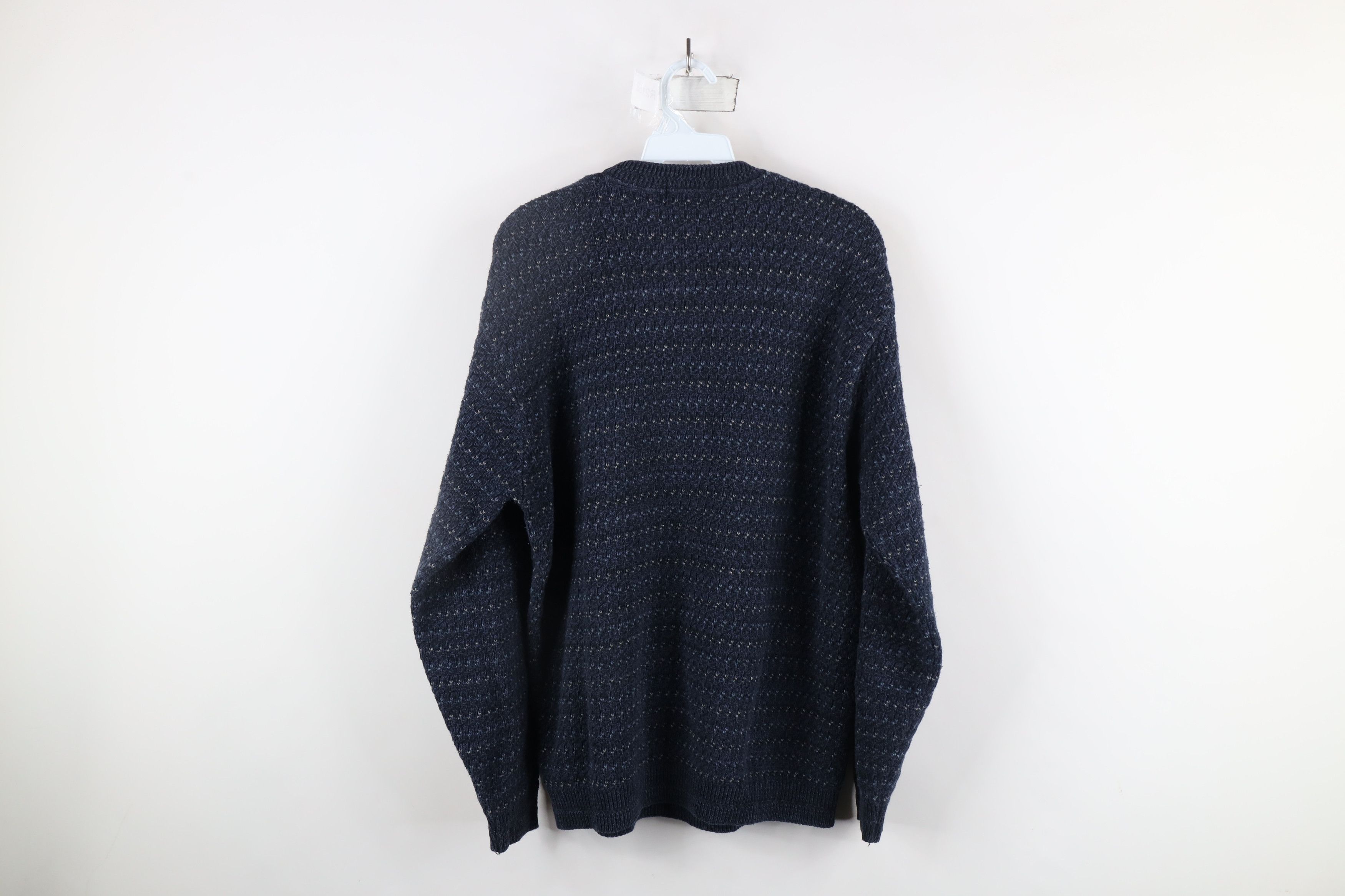 Vintage Vintage 90s Streetwear Hand Framed Knit Crewneck Sweater USA Size US L / EU 52-54 / 3 - 7 Thumbnail