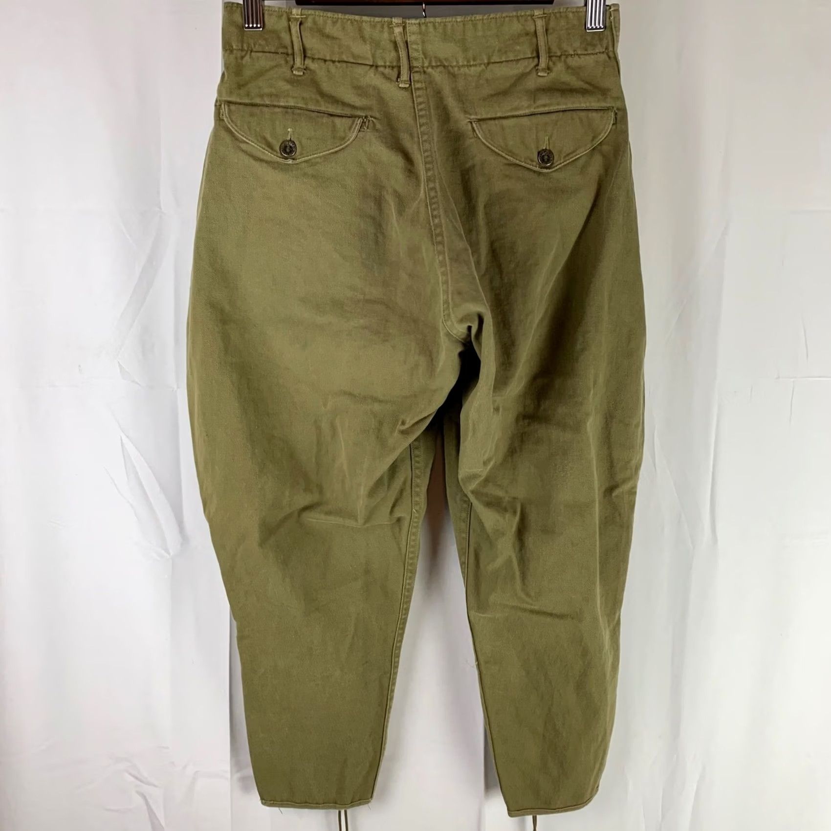 Vintage VTG Boy Scouts of America Breeches Mens 27x22 Olive Green Lace Up Jodhpur Pants Size US 27 - 7 Thumbnail