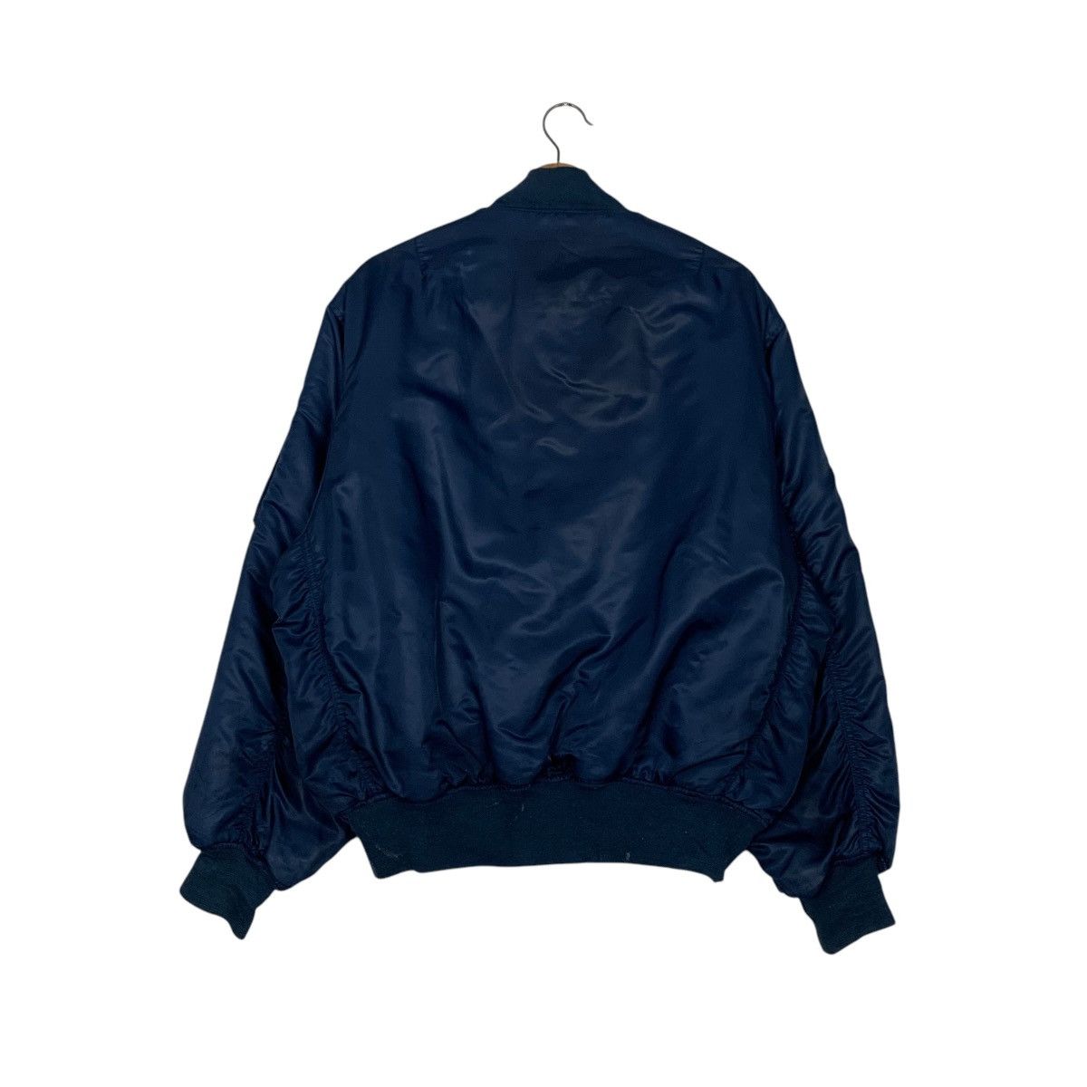 Vintage Vintage 90's Blue Bomber Jacket #2508-C113 Size US L / EU 52-54 / 3 - 7 Thumbnail