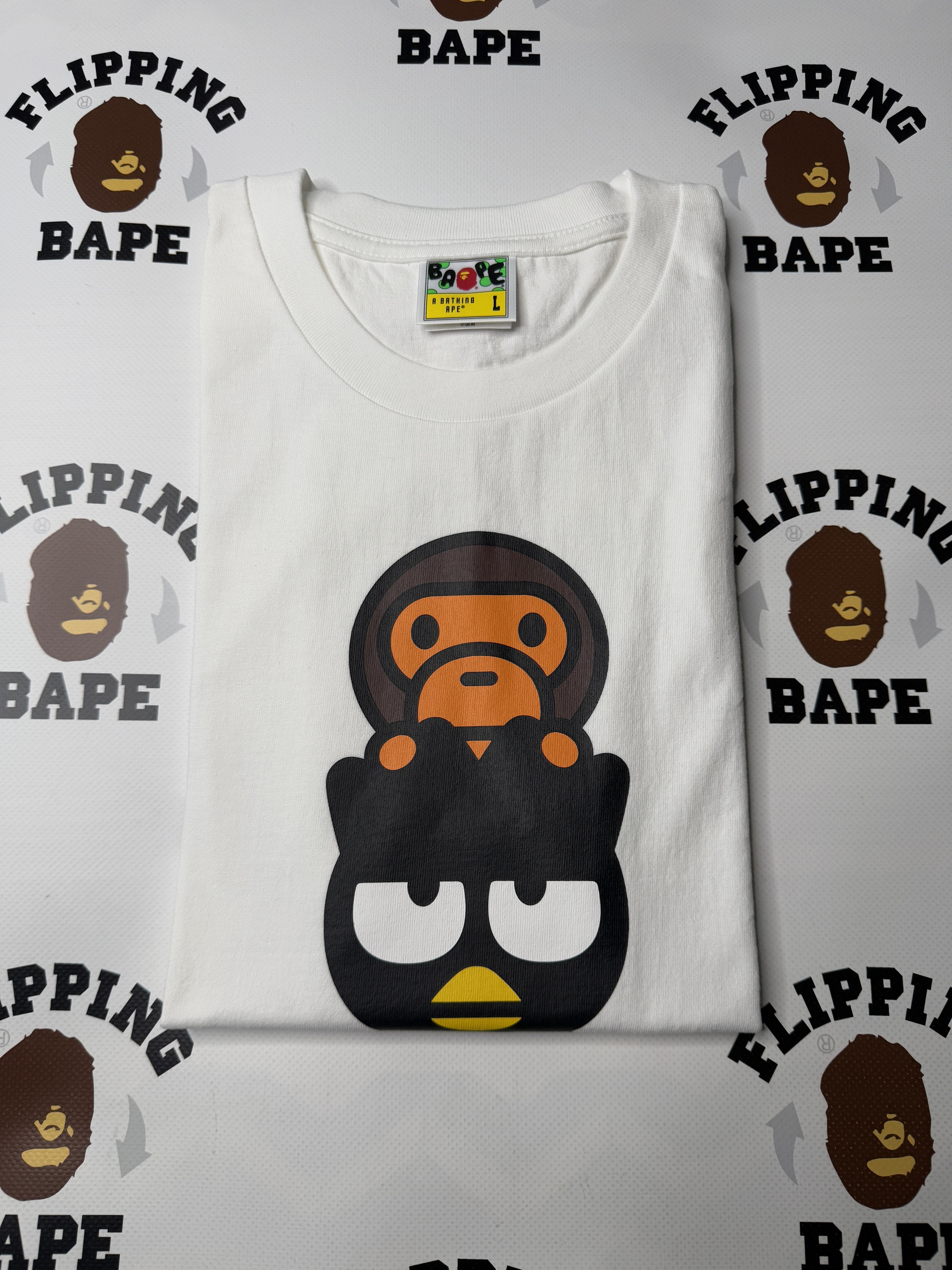 Bape BAPE BABY MILO X BAD BADTZ MARU TEE Size US L / EU 52-54 / 3 - 7 Thumbnail