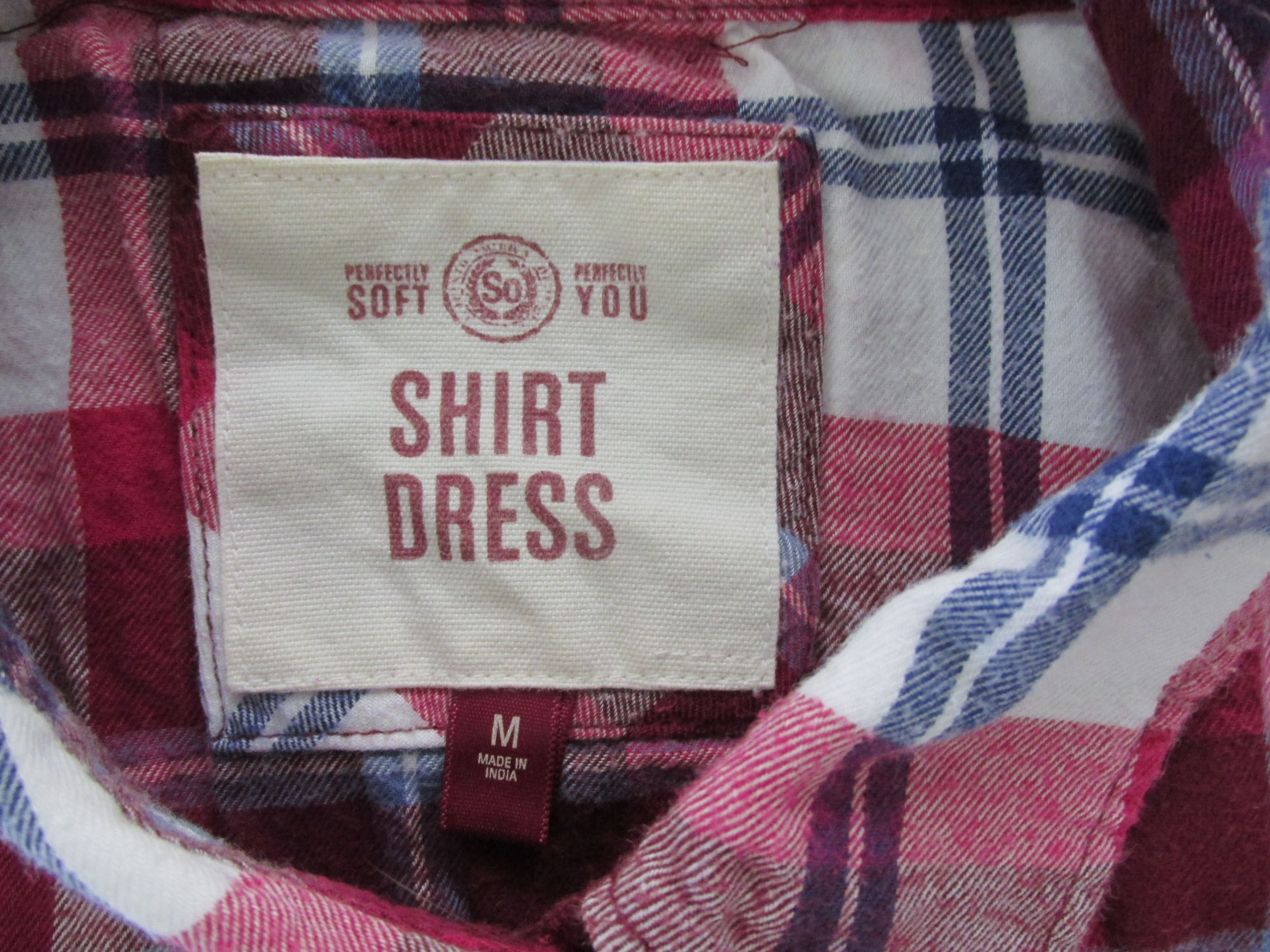 Other SO Perfectly Soft Women's Flannel Shirt Dress Size Medium Size M / US 6-8 / IT 42-44 - 2 Thumbnail