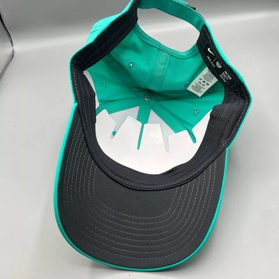 Nike Nike Dri-Fit Hat Men S-M Blue Black Strap Back Cap New Size ONE SIZE - 4 Thumbnail