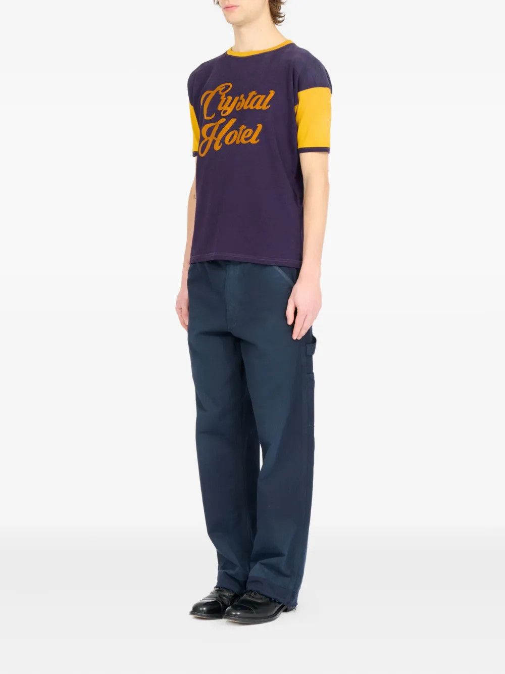 Maison Margiela o1w1db10526 Slogan-print T-Shirt in Purple Size US M / EU 48-50 / 2 - 7 Thumbnail