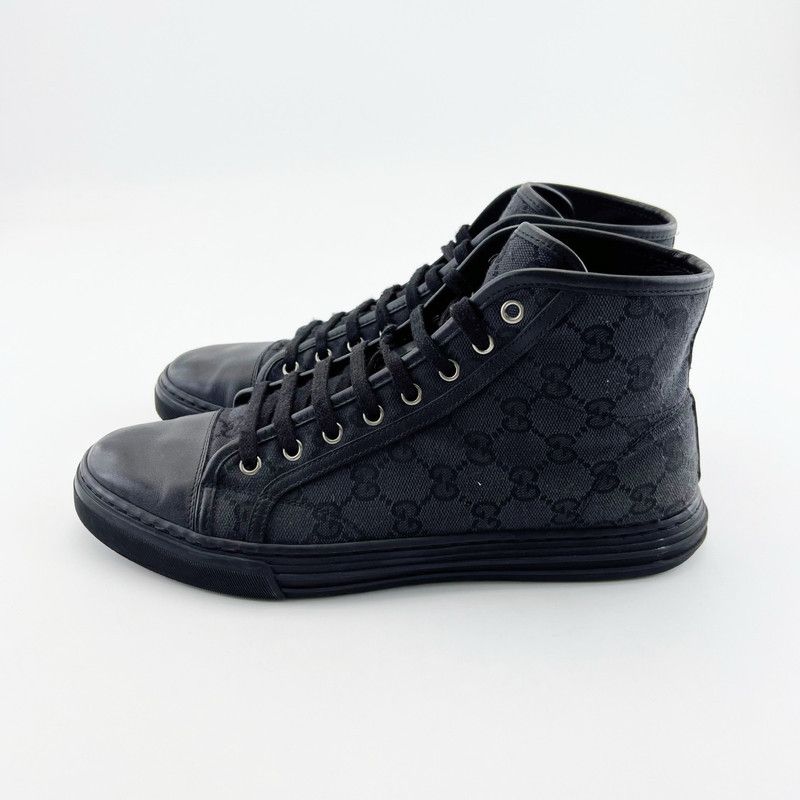 Gucci Vintage GG Canvas High-Top Sneakers 0079