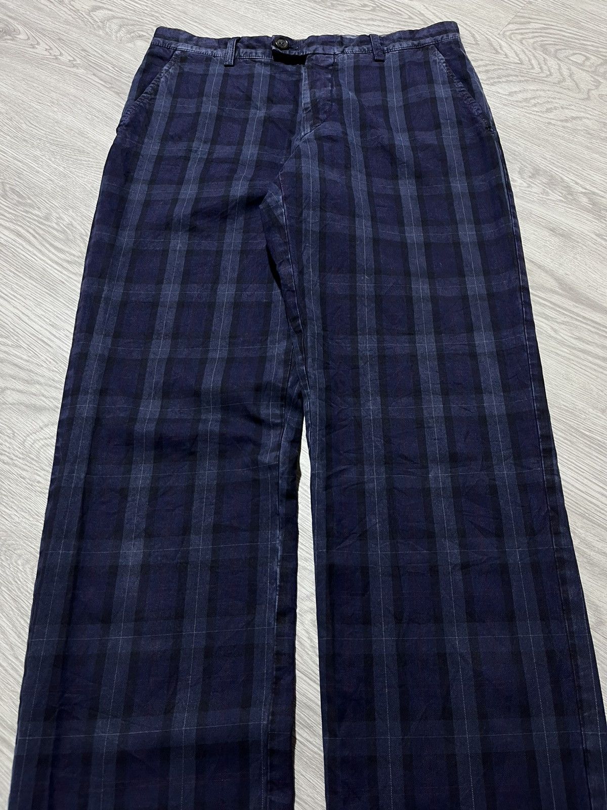 Etro 🇮🇹 Etro Made In Italy Casual Tartan Plaid Pants Luxury Size US 30 / EU 46 - 3 Thumbnail
