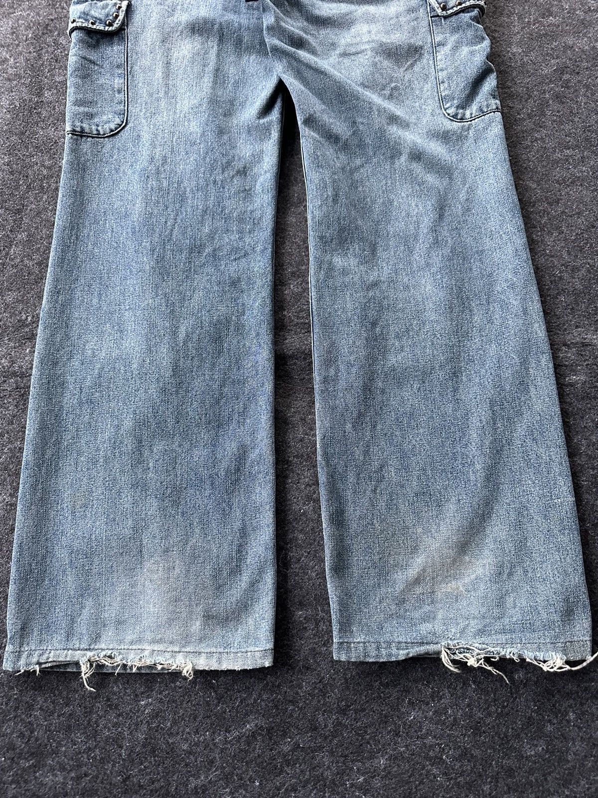 Beauty Beast × If Six Was Nine × In The Attic Vintage In The Attic Double Waist Distressed Denim D448 Size US 30 / EU 46 - 12 Thumbnail