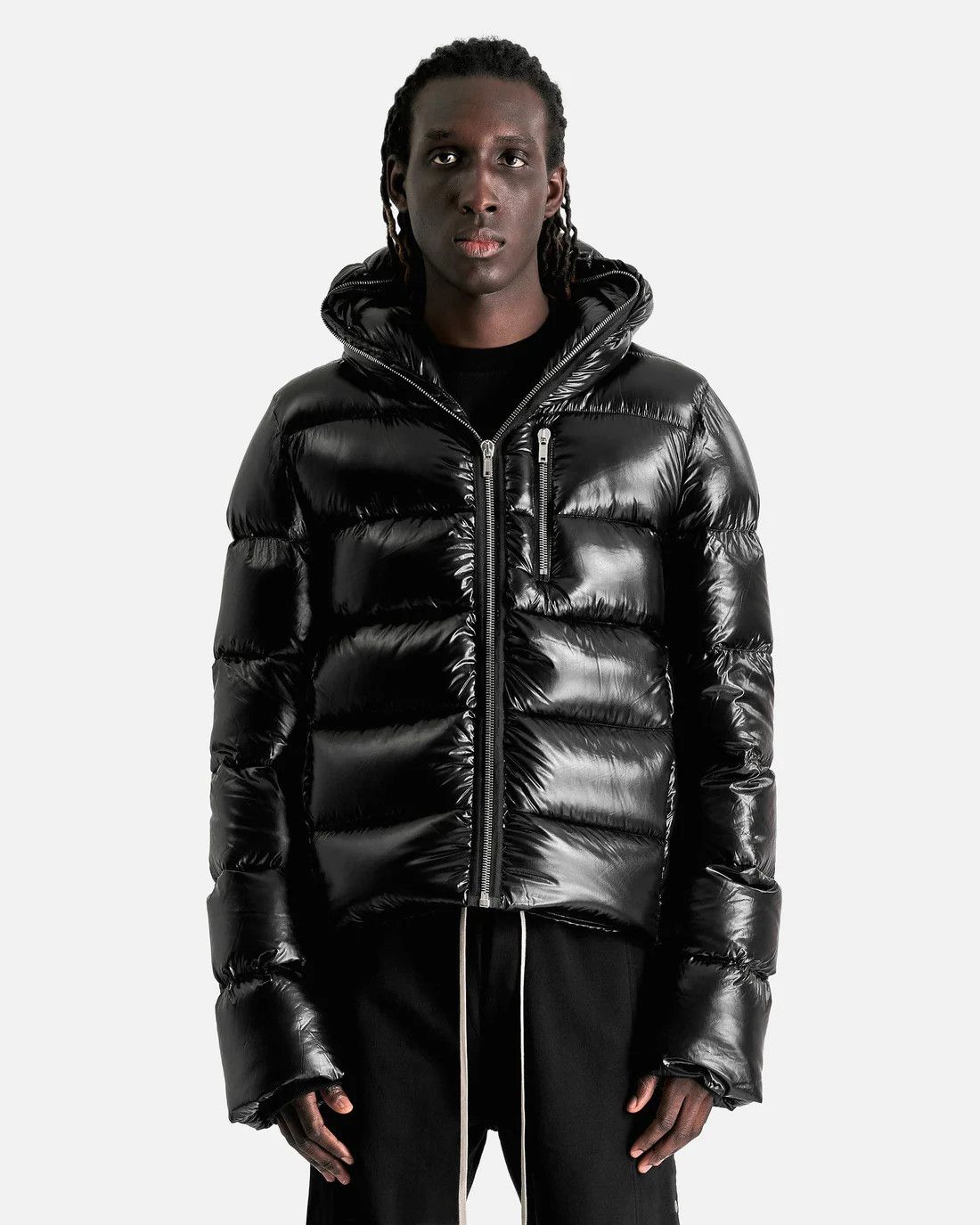 Rick Owens o1s1v1r1oon0825 Sealed Jacket in Black Size US L / EU 52-54 / 3 - 1 Thumbnail