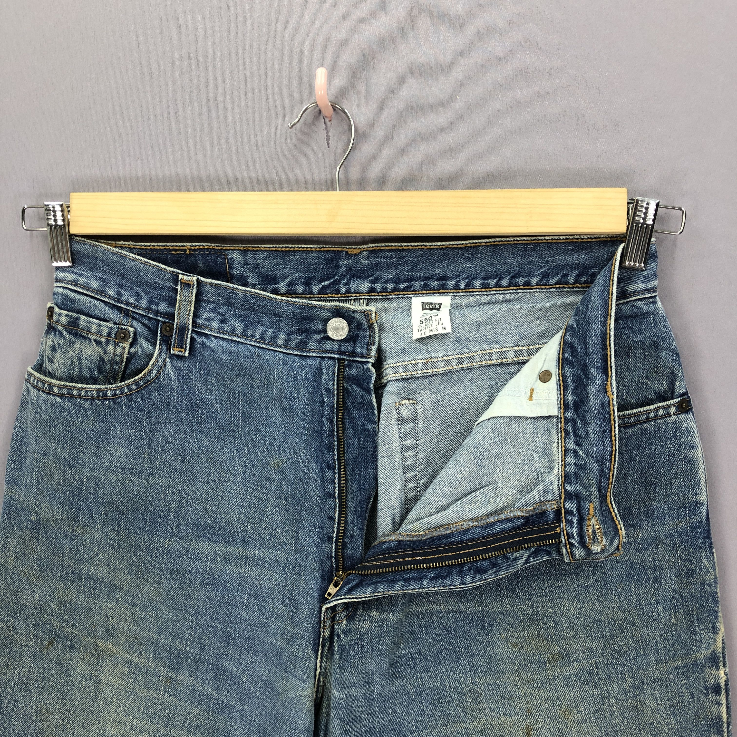Levi's Vintage 90s Levis Stonewash Jeans Levi's Baggy Tapered Denim Size US 32 / EU 48 - 5 Thumbnail