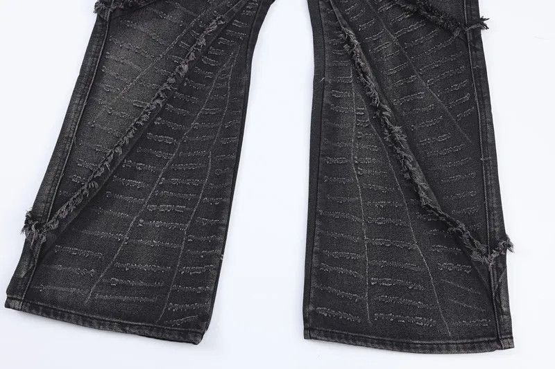 Japanese Brand Baggy Stacked Jeans Pants Size US 33 - 7 Thumbnail
