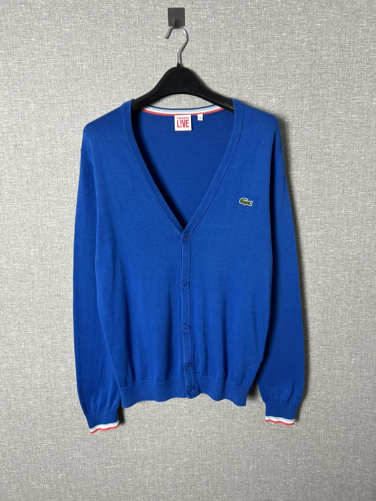 Lacoste Lacoste Live Button Cardigan Sweater Crocodile Logo Size US S / EU 44-46 / 1 - 1 Thumbnail